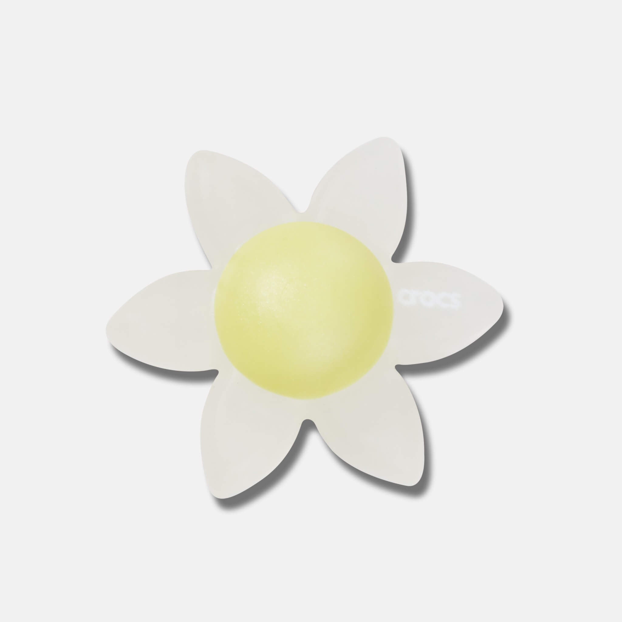 Odznáček Jibbitz – Iridescent Flower with Yellow