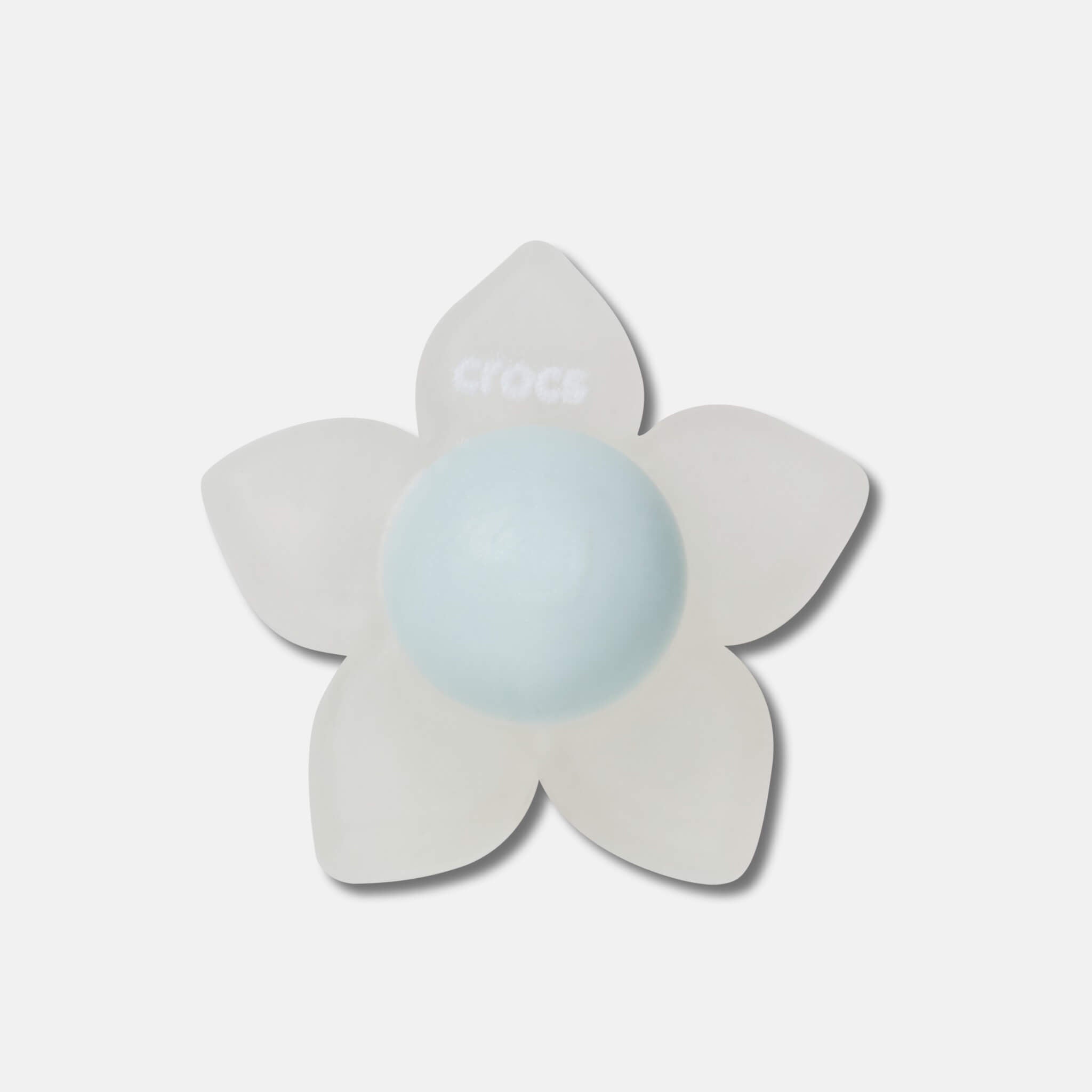 Odznáček Jibbitz – Iridescent Flower Dark Blue