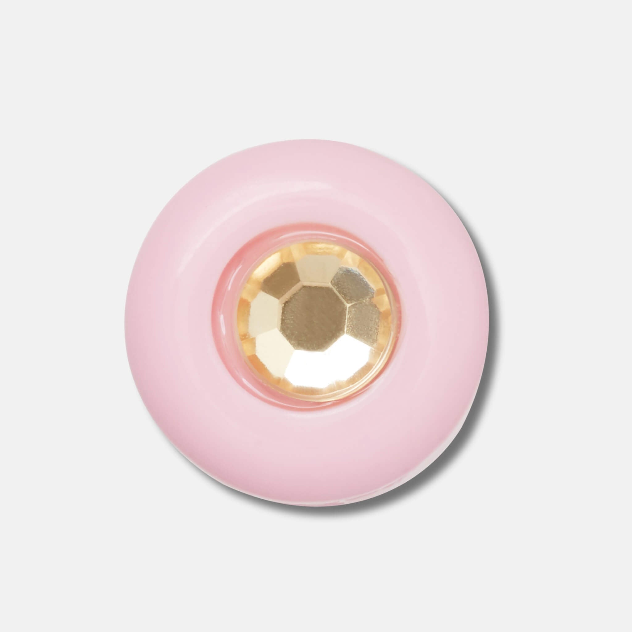 Odznáček Jibbitz – Pink and Yellow Acrylic Gem