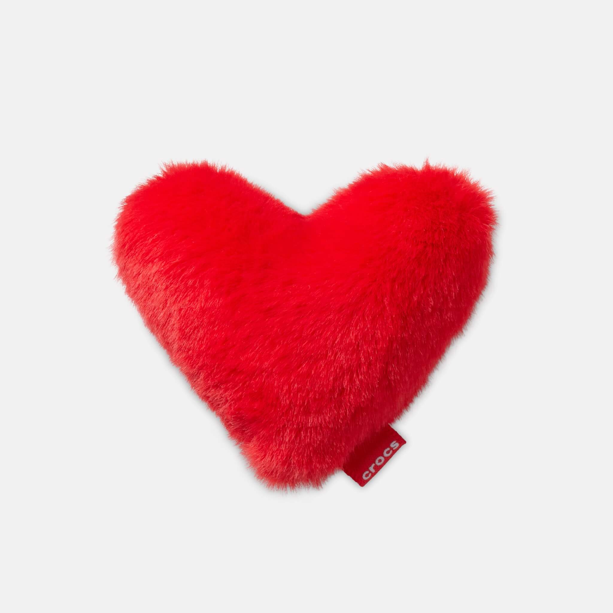 Odznáček Jibbitz – Red Fuzzy Heart