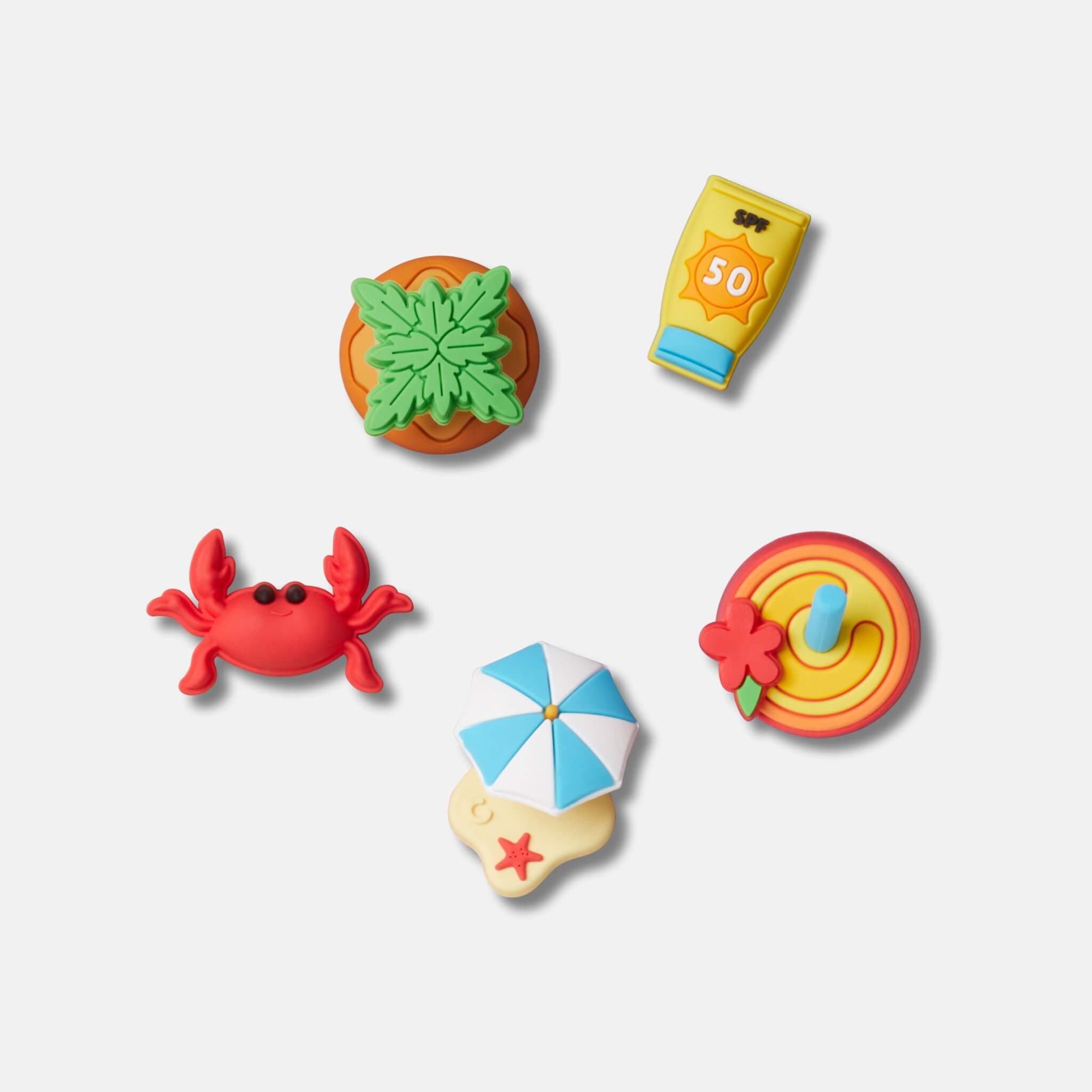 Odznáček Jibbitz – Beachy 5 ks