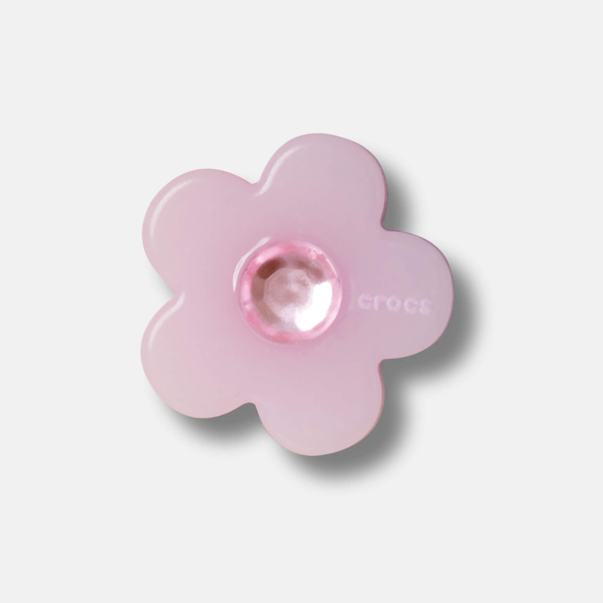 Odznáček Jibbitz – Pink Flower with Gem