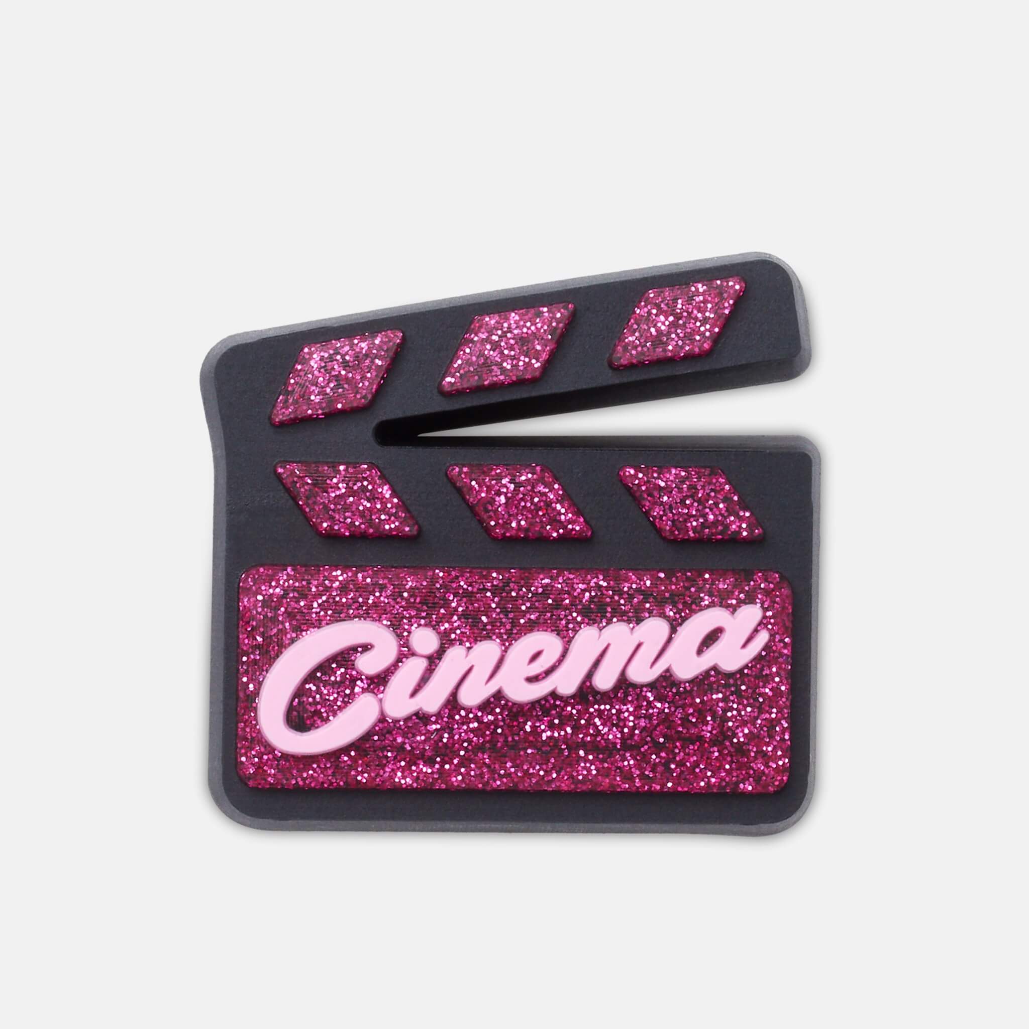 Odznáček Jibbitz – Pink Clapperboard