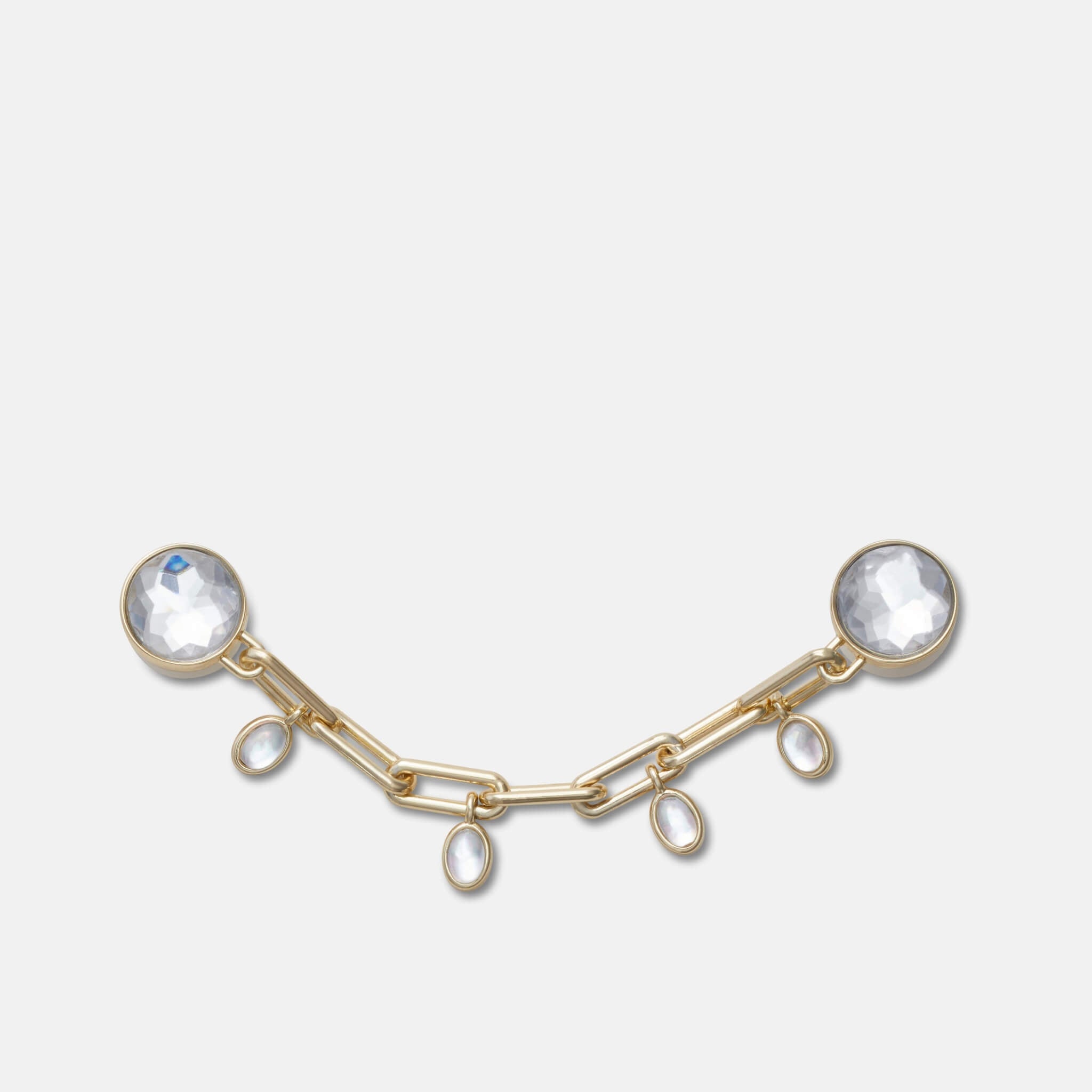 Odznáček Jibbitz – Delicate Gold and Gem Chain