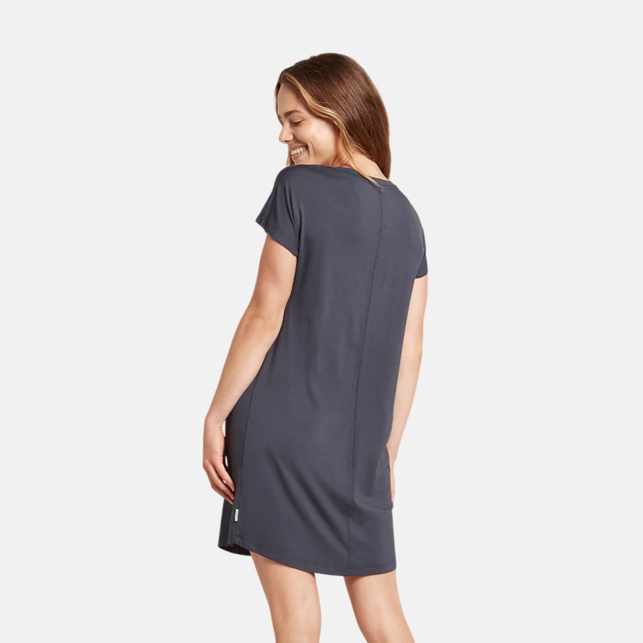 Dámská šedá noční košile Boody Goodnight Nightdress