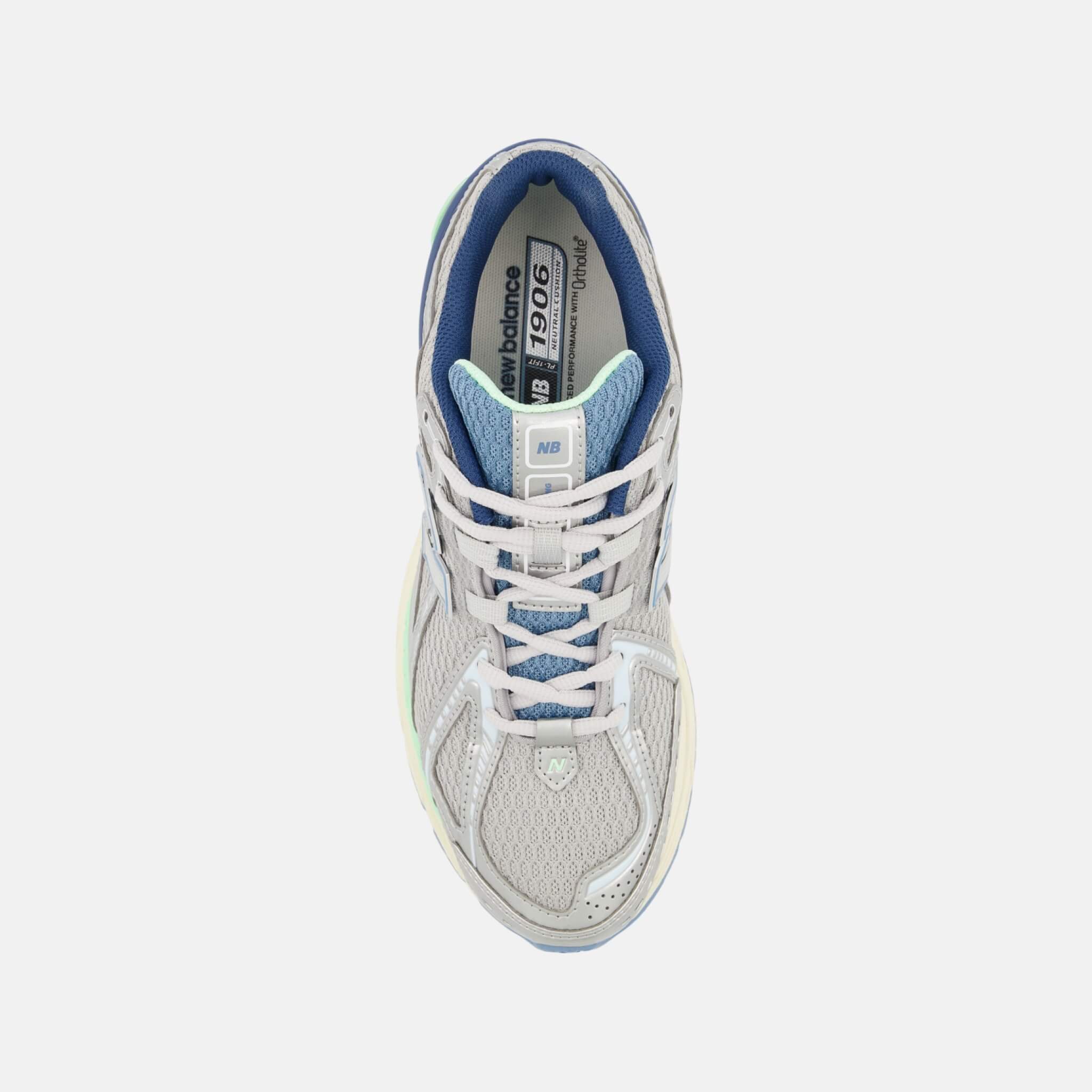 Unisex šedo-modré volnočasové tenisky New Balance U1906R