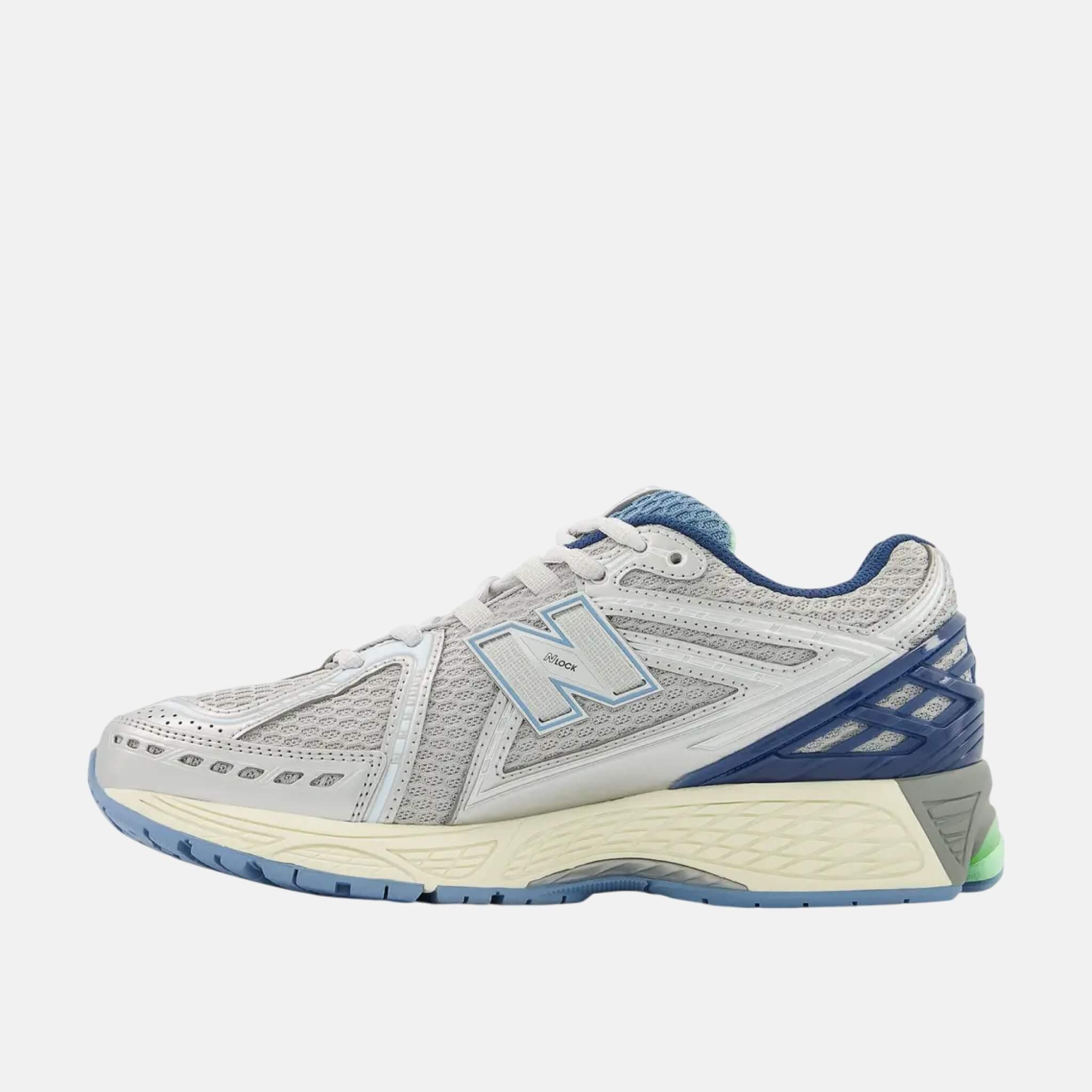 Unisex šedo-modré volnočasové tenisky New Balance U1906R