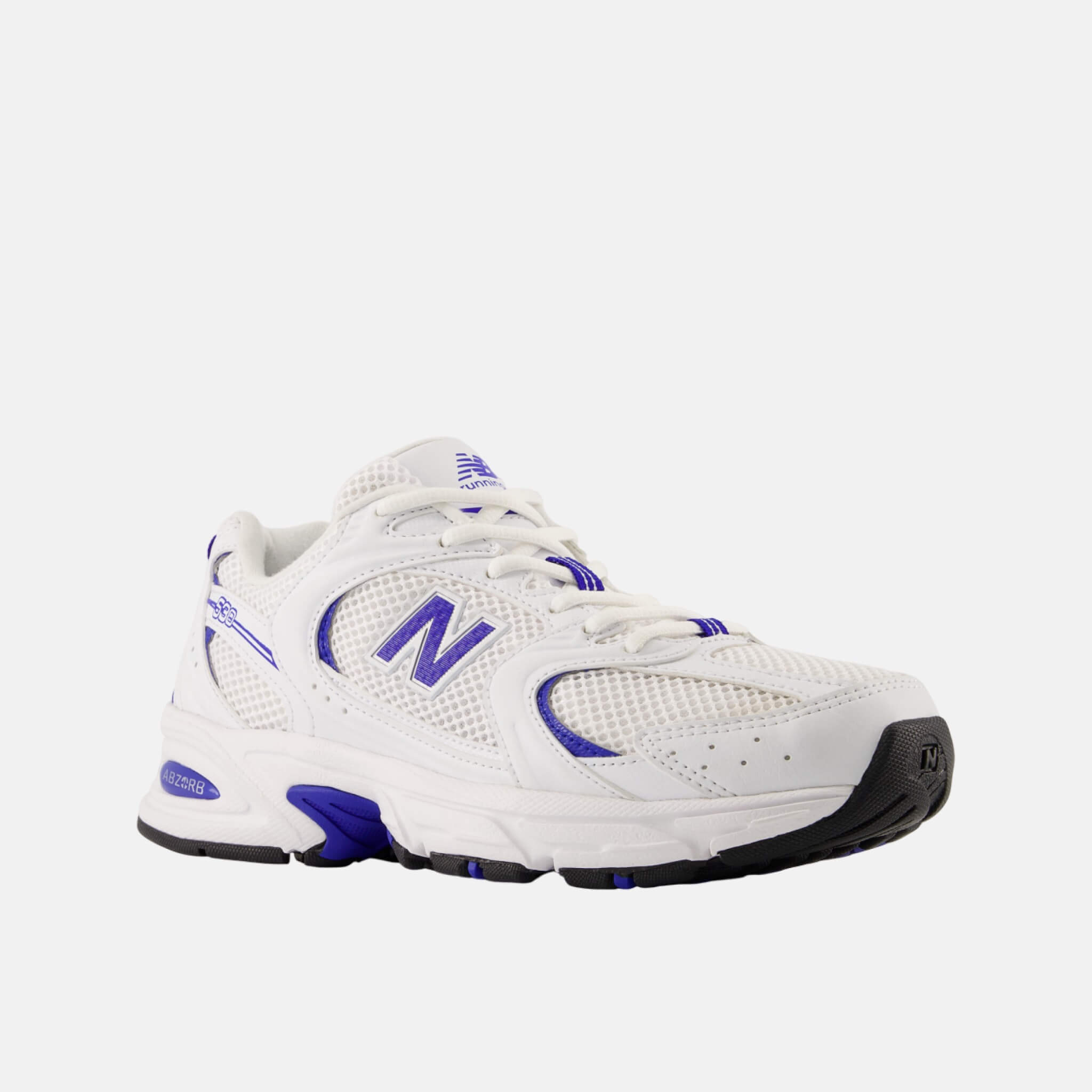 Unisex bílo-modré volnočasové tenisky New Balance U530