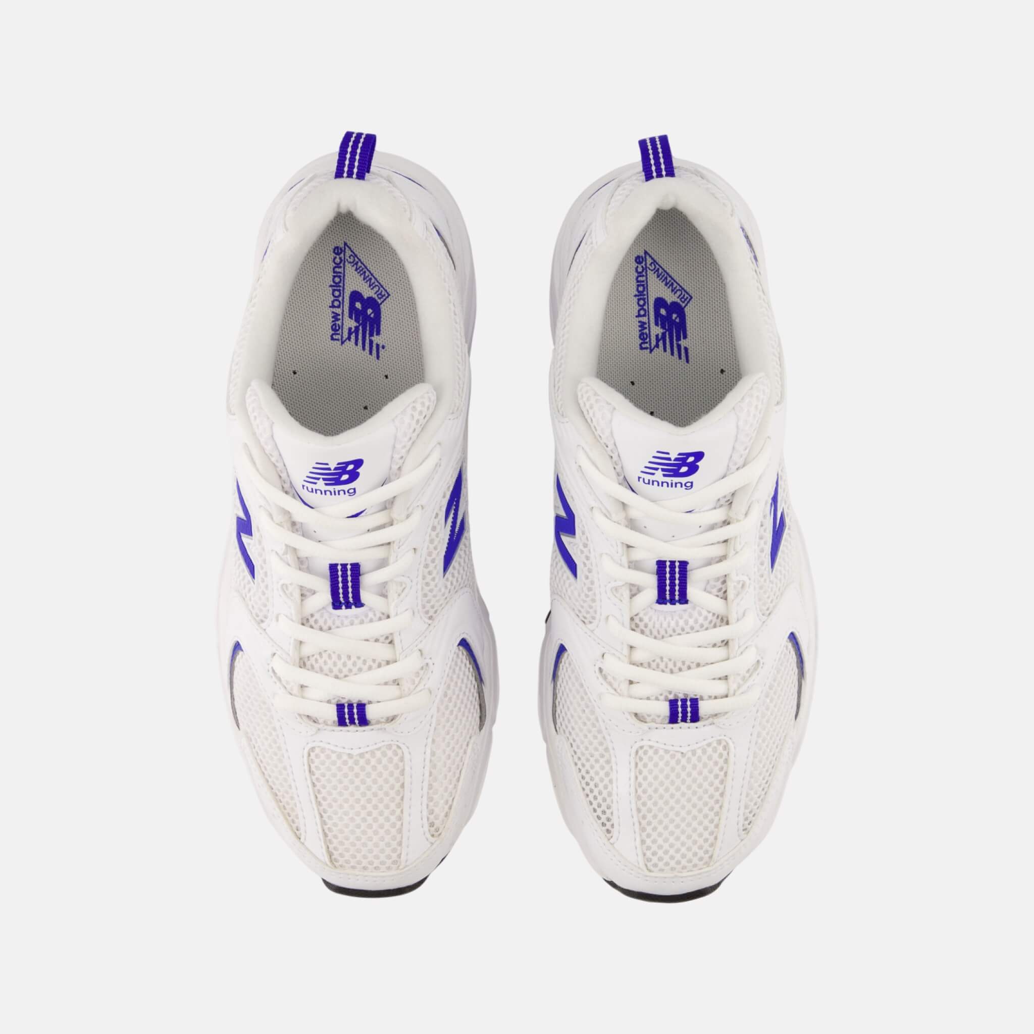 Unisex bílo-modré volnočasové tenisky New Balance U530