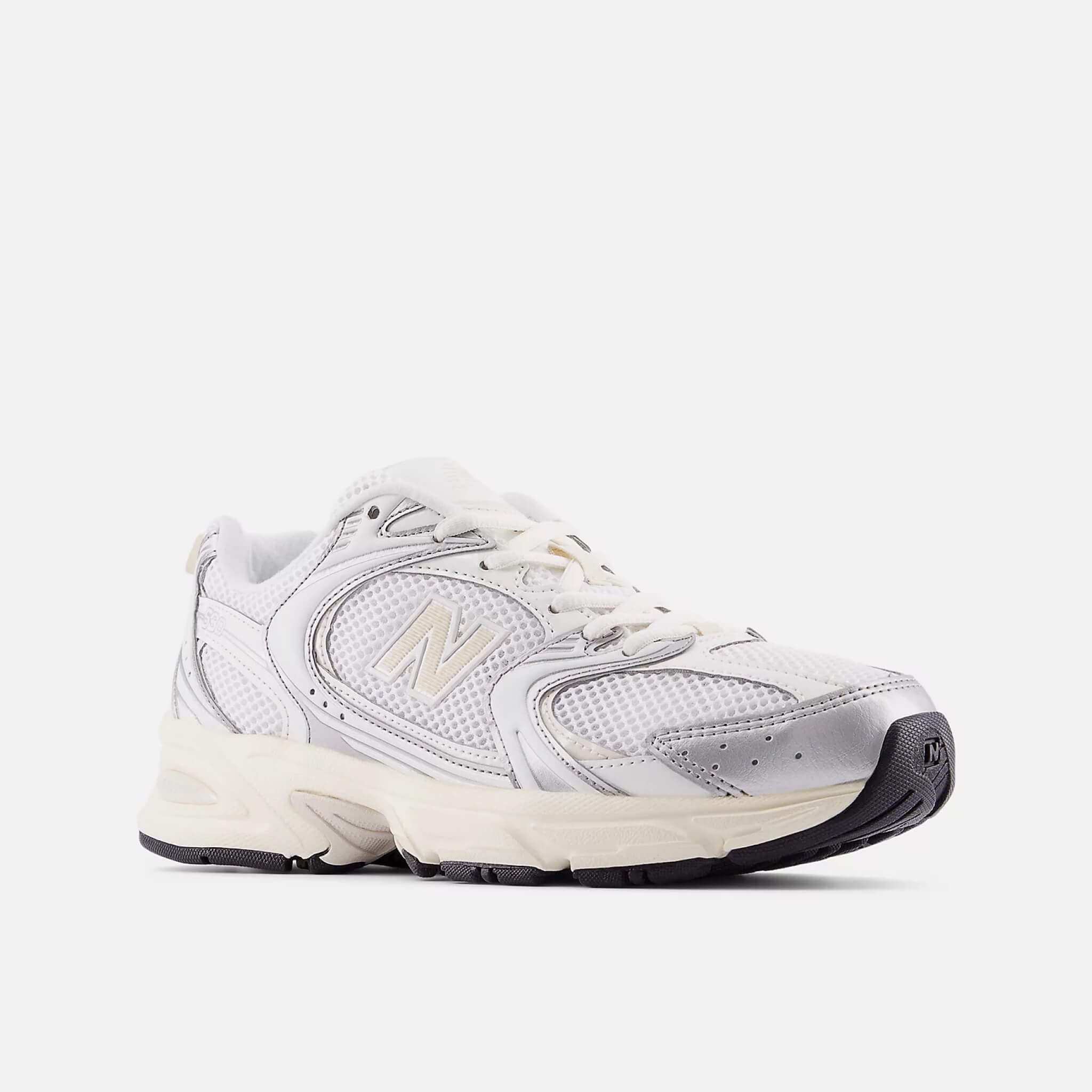 Unisex šedo-stříbrné volnočasové tenisky New Balance U530