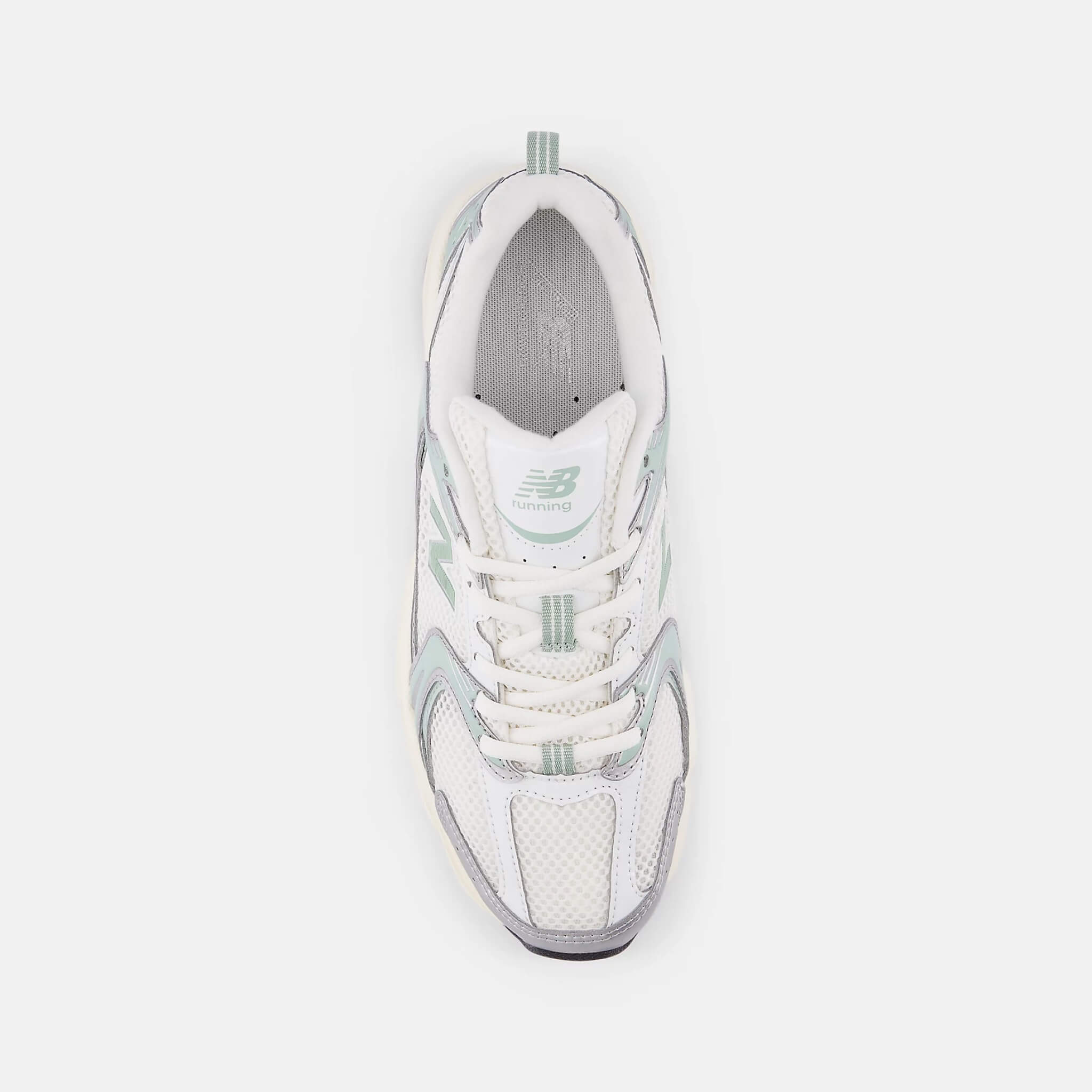 Unisex šedo-zelené volnočasové New Balance U530
