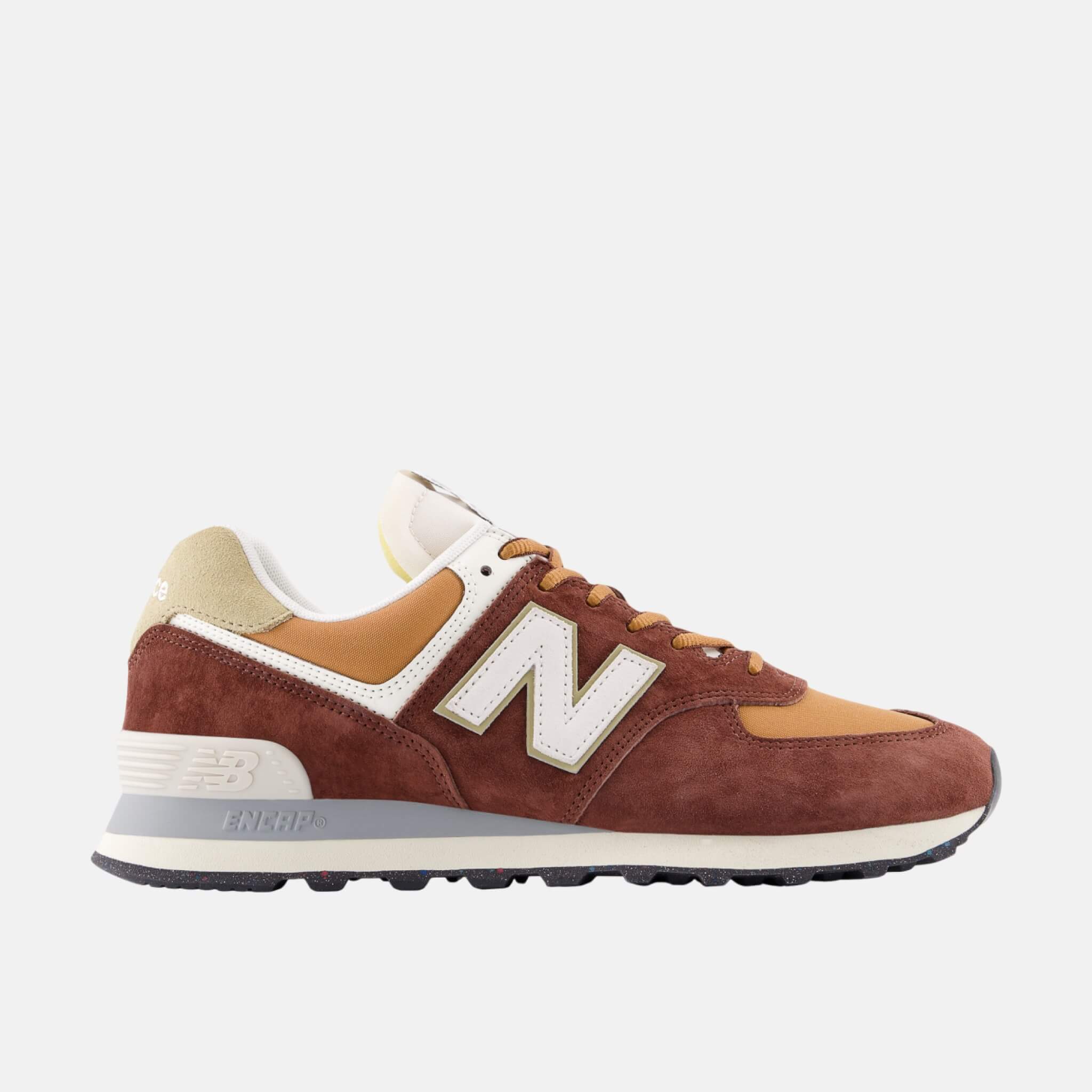 Unisex hnědé volnočasové tenisky New Balance U574