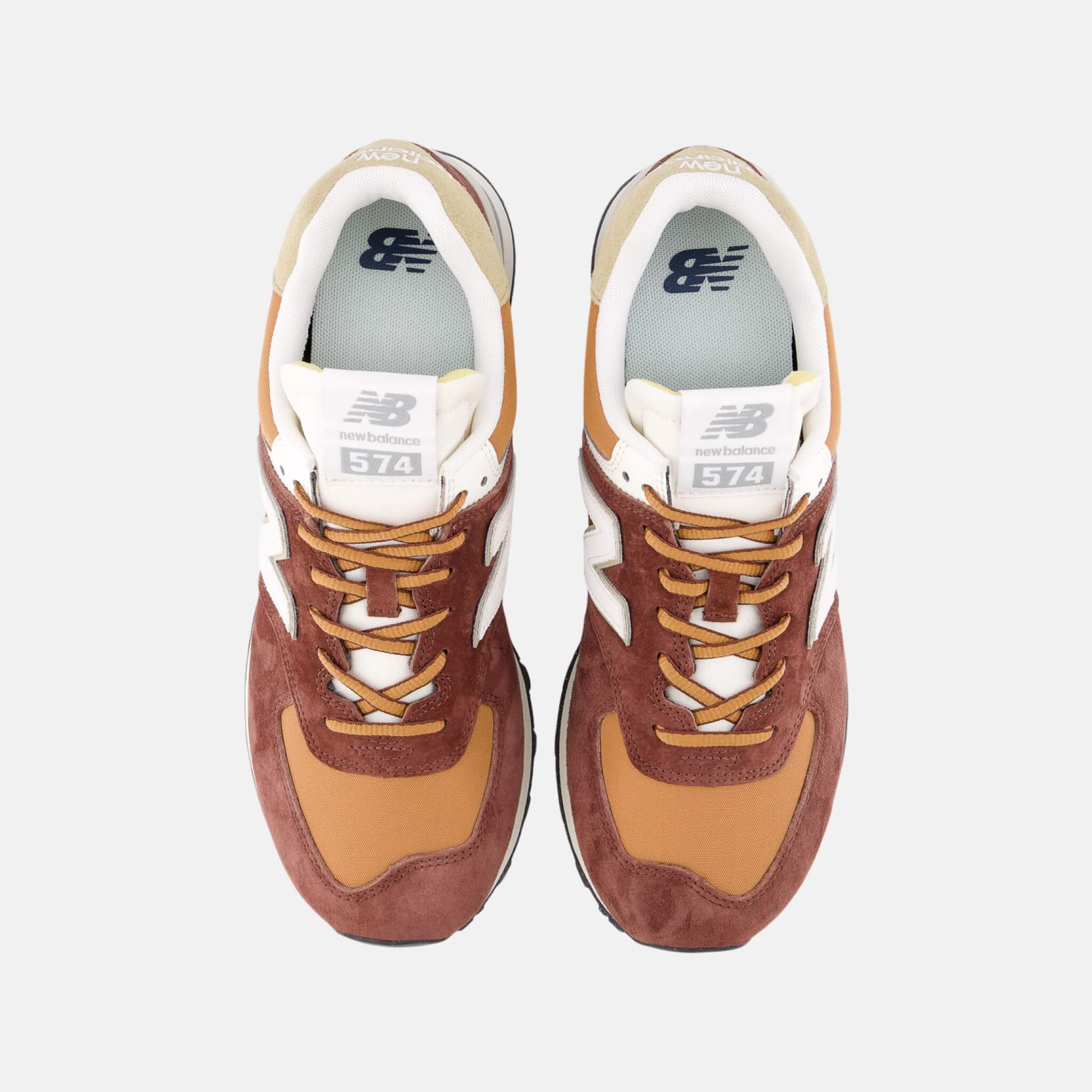 Unisex hnědé volnočasové tenisky New Balance U574