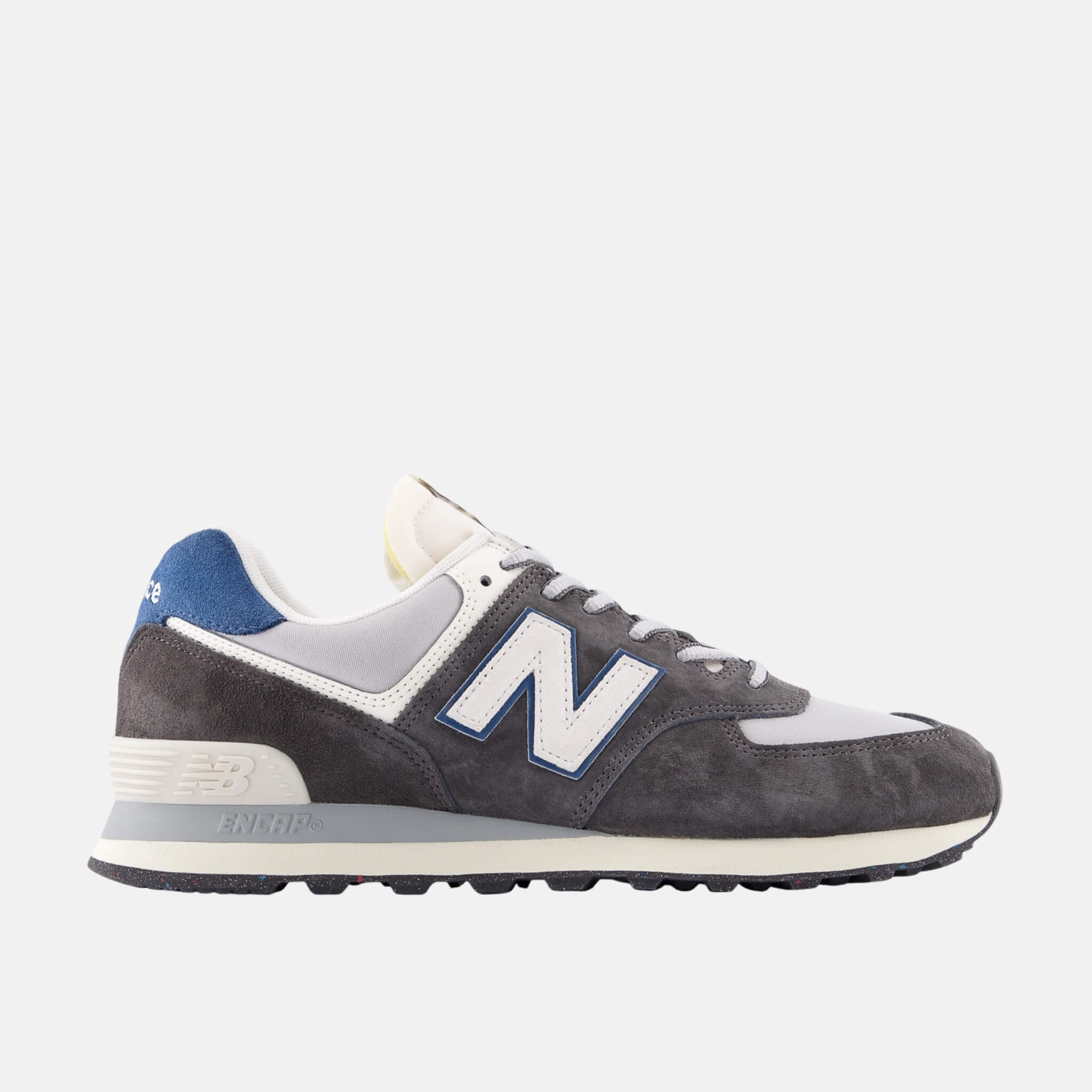 Unisex šedo-modré volnočasové tenisky New Balance U574