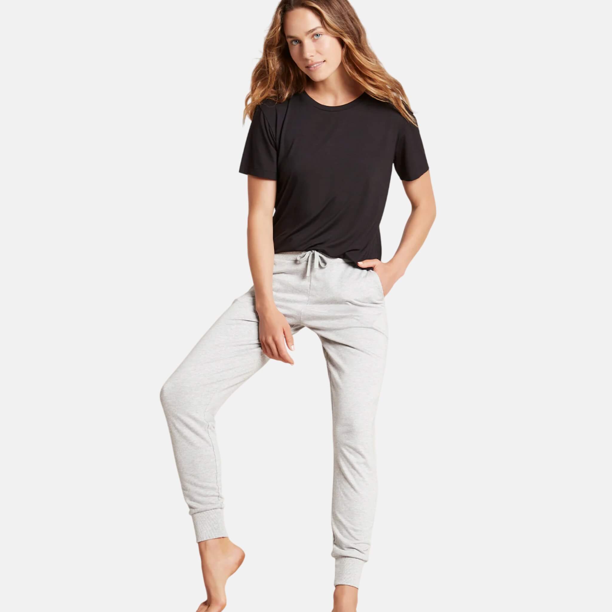 Dámské šedivé tepláky Boody Weekend Joggers