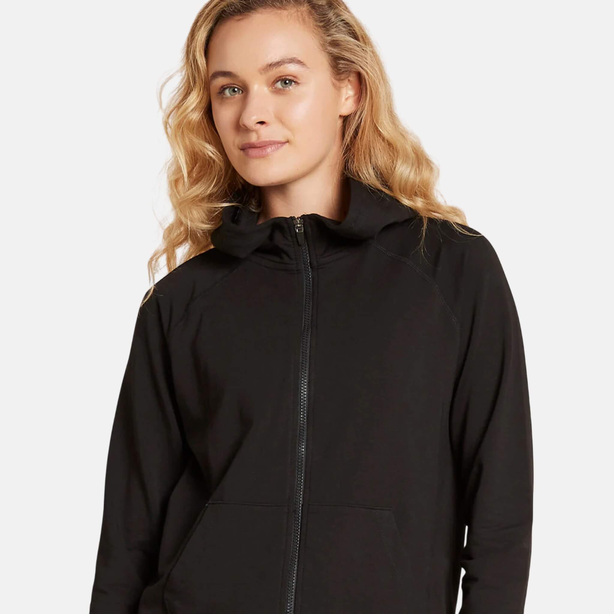 Dámská černá mikina Boody Weekend Zip-Up Hoodie