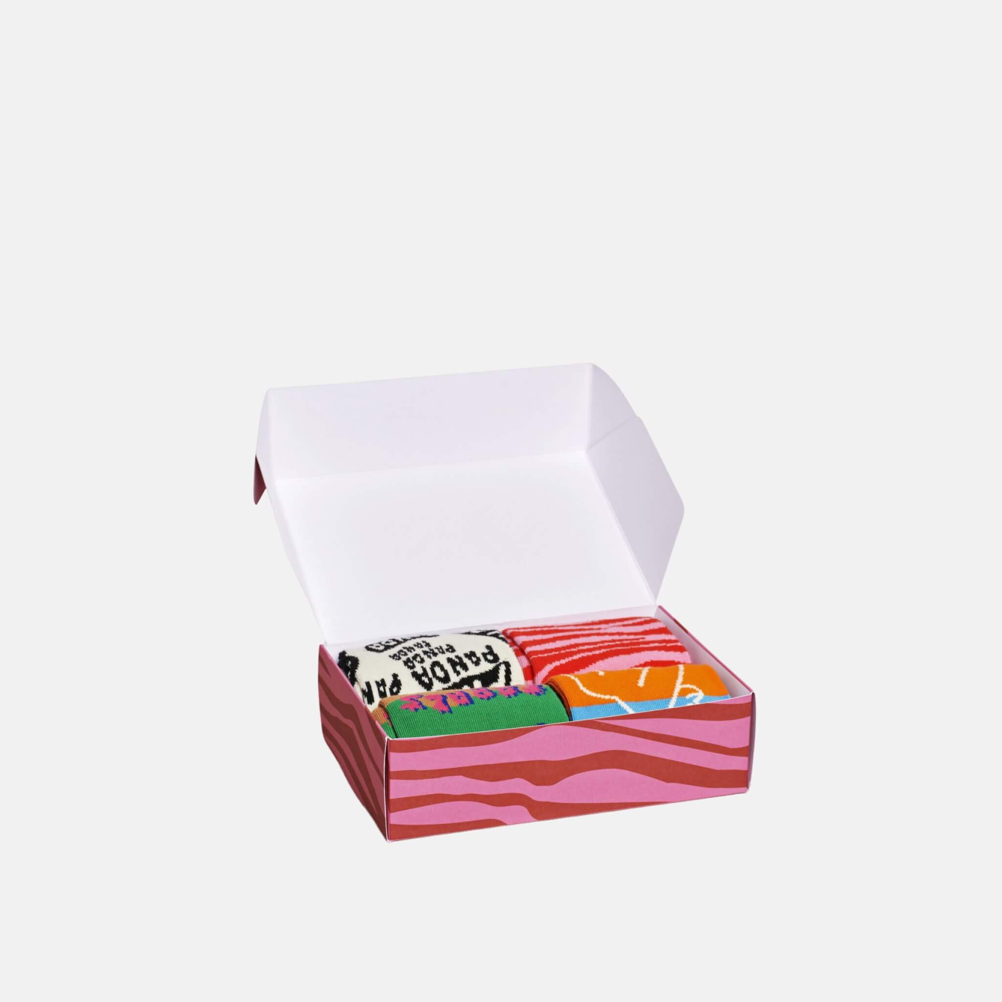 Dárkový box ponožek Happy Socks x WWF - 4 páry