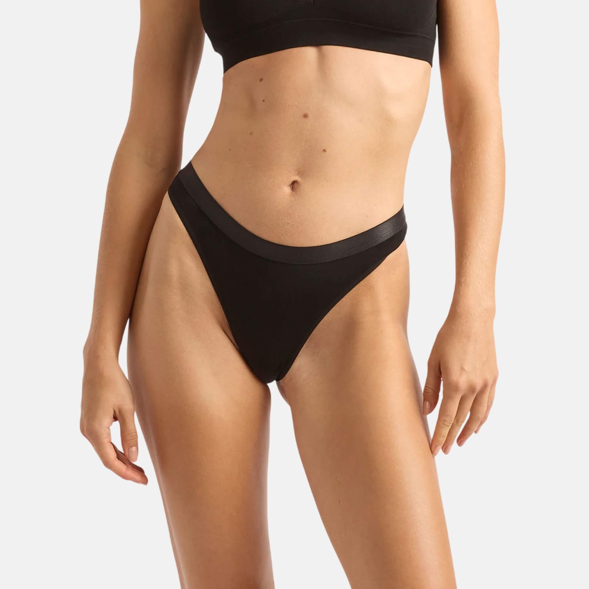 Černé kalhotky Boody Lyolyte G-String