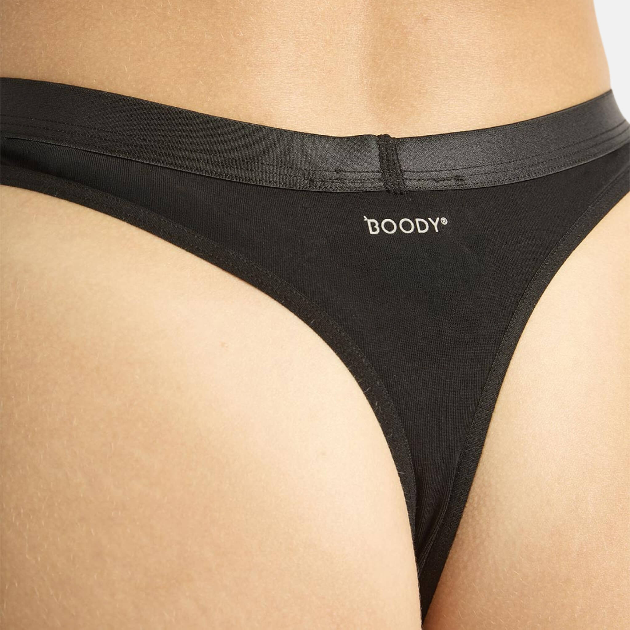 Černé kalhotky Boody Lyolyte G-String