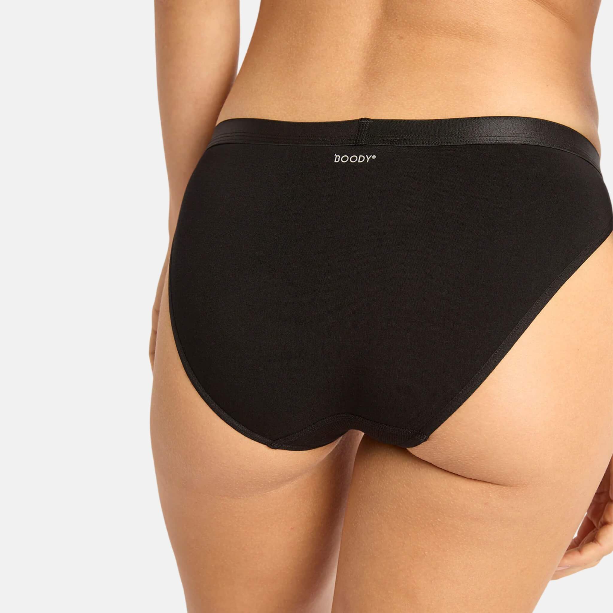 Černé kalhotky Boody Lyolyte Hipster Bikini