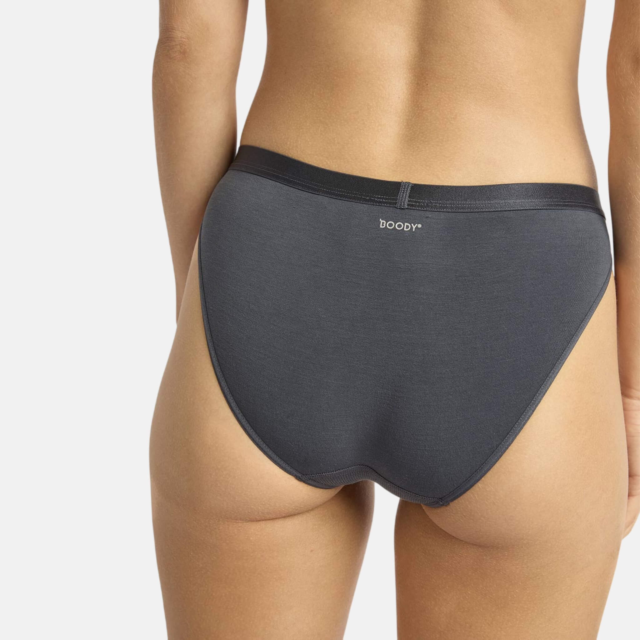 Šedé kalhotky Boody Lyolyte Hipster Bikini