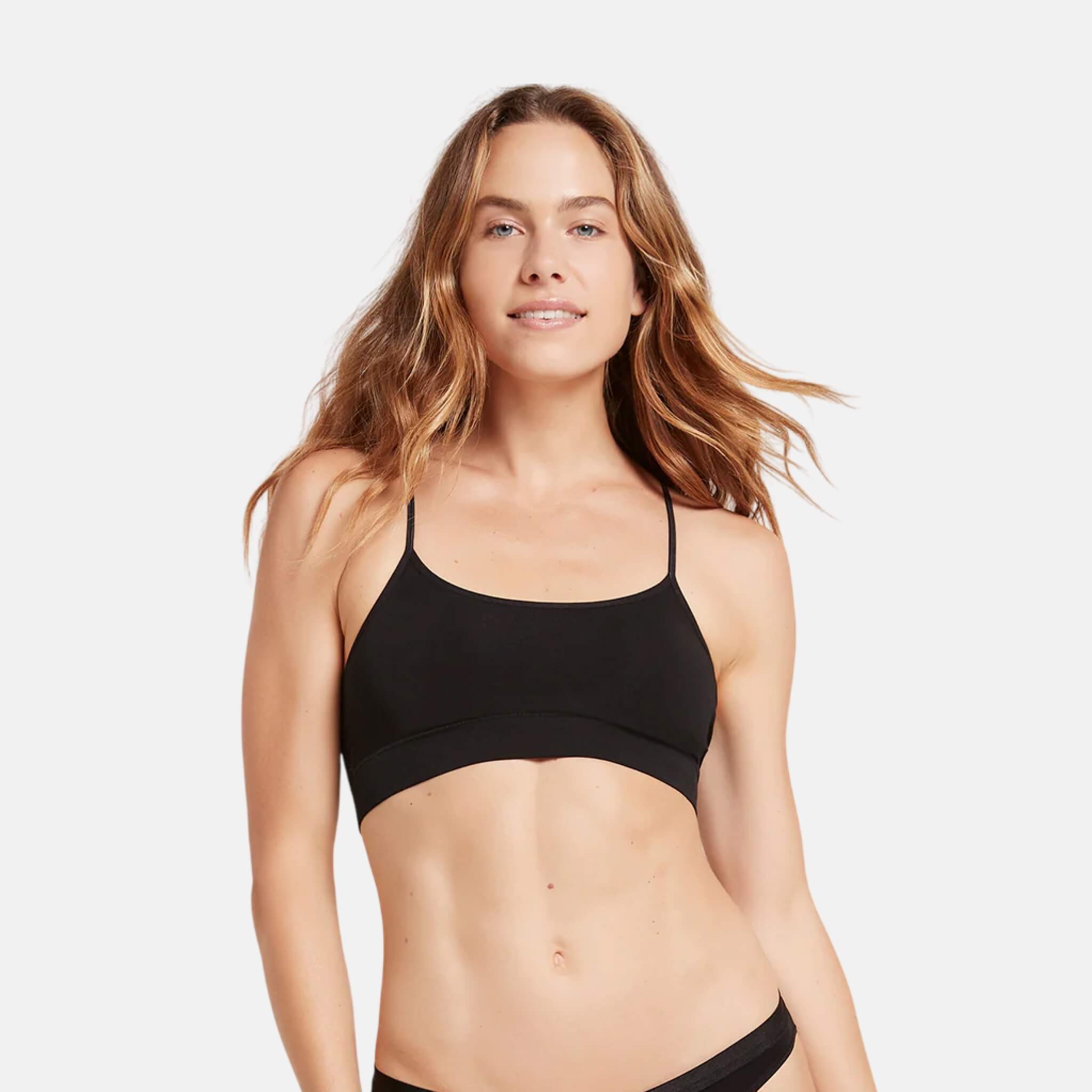 Černá podprsenka Boody Lyolyte Racerback Bra