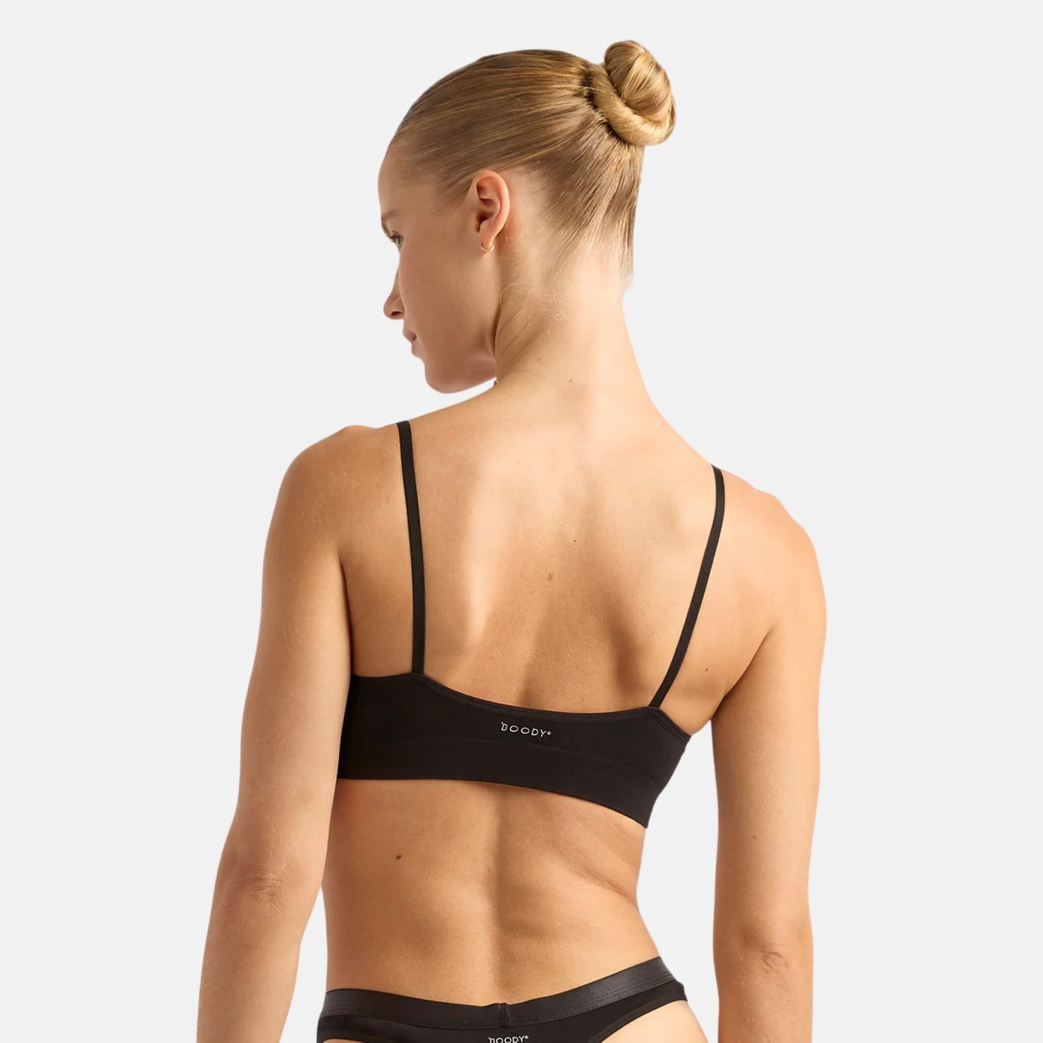 Černá podprsenka Boody Lyolyte Triangle Bralette