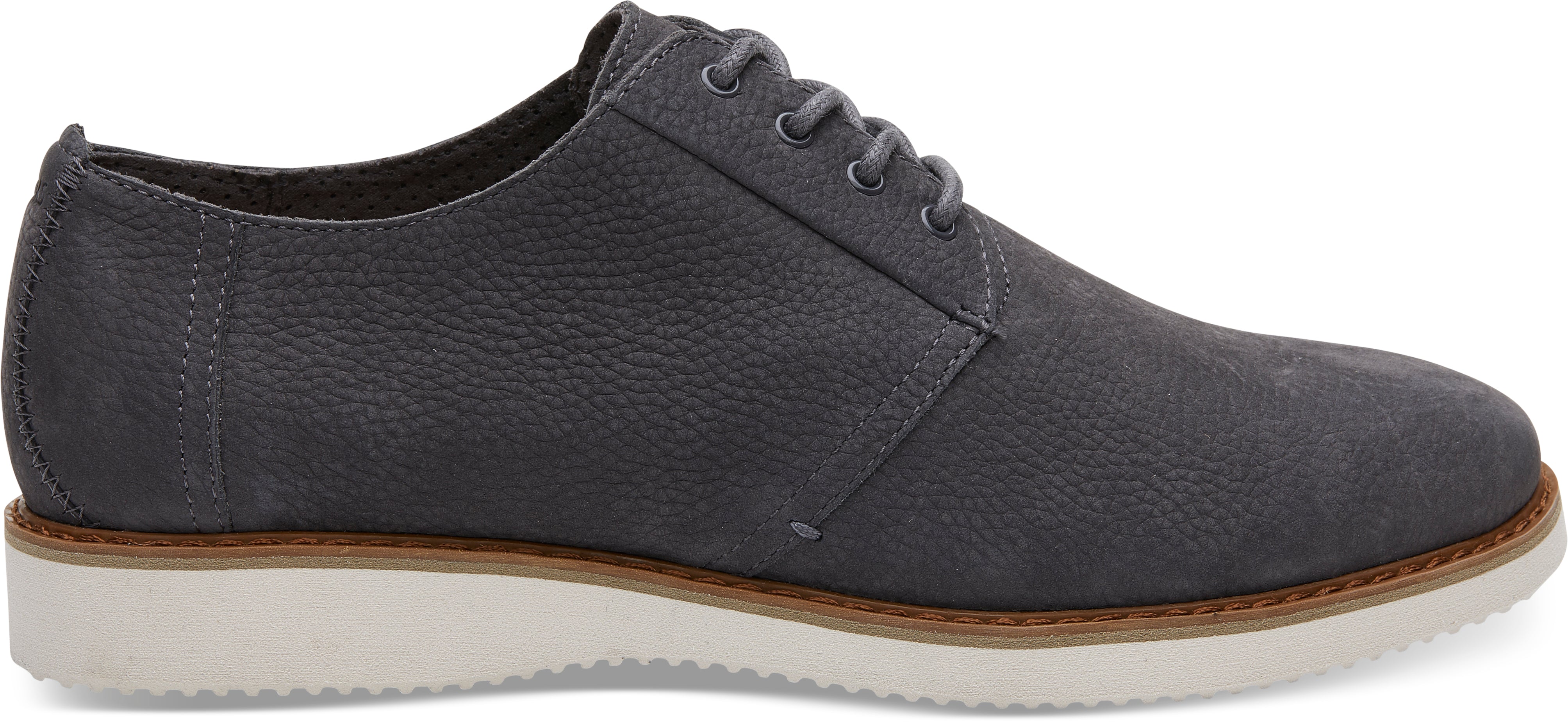 Pánské šedomodré polobotky TOMS Nubuck Preston