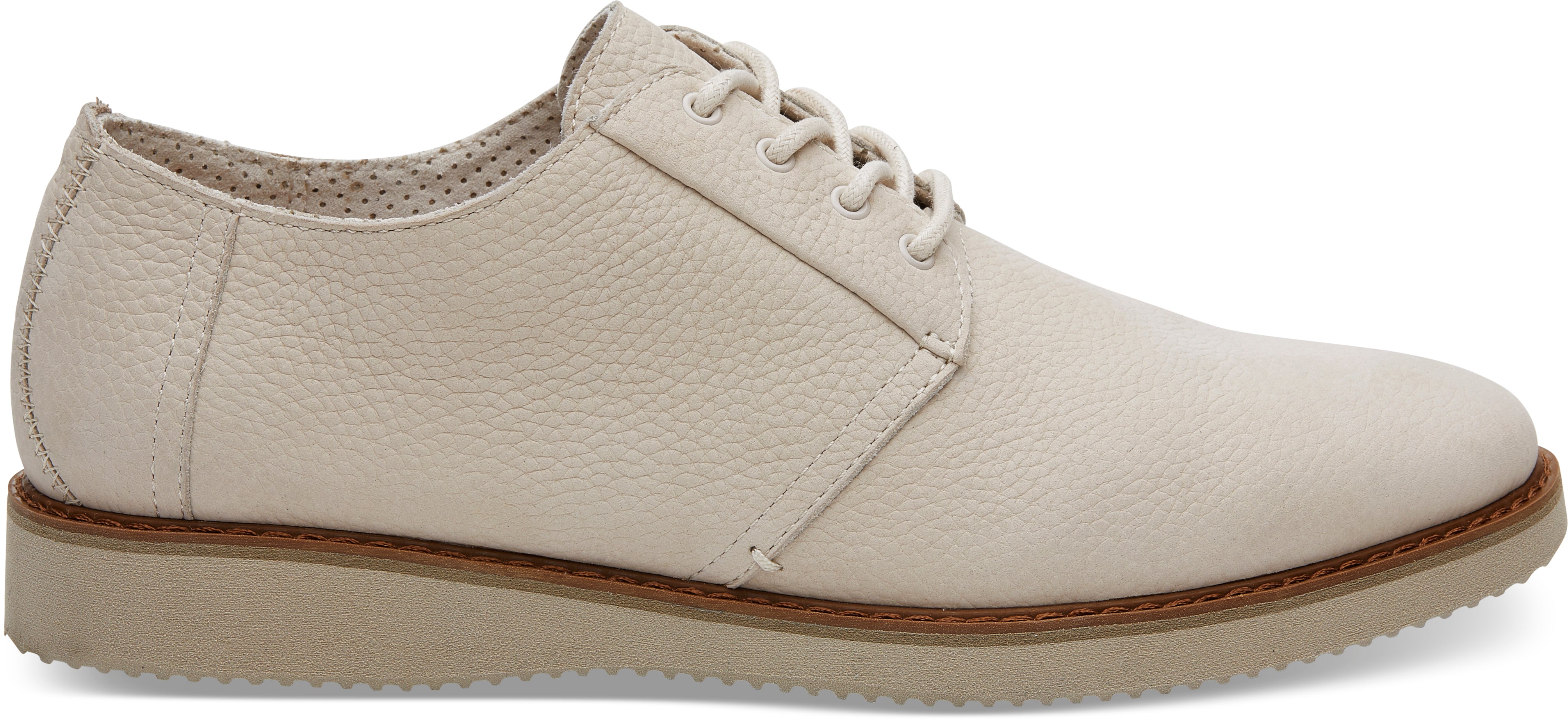 Pánské krémové polobotky TOMS Nubuck Preston