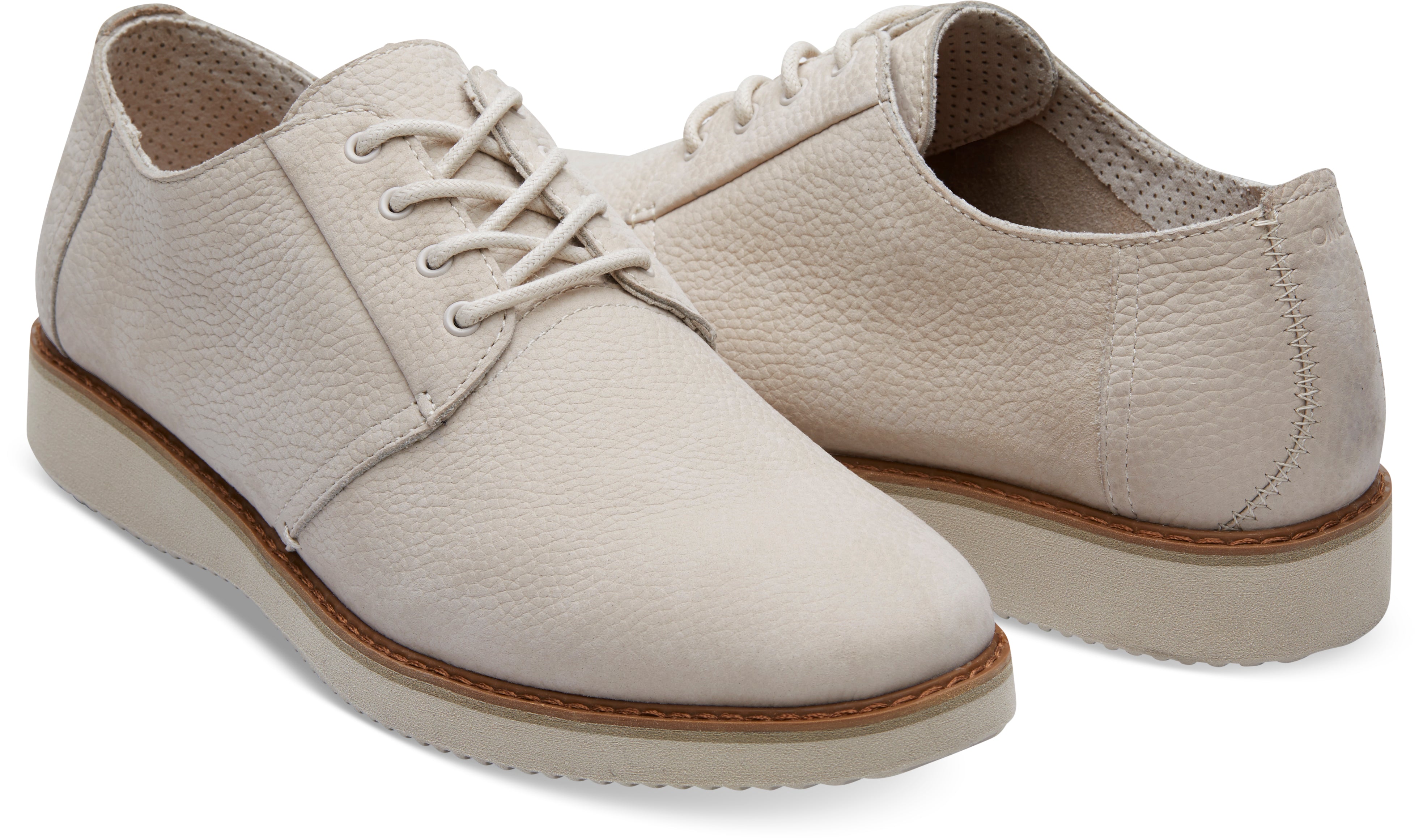 Pánské krémové polobotky TOMS Nubuck Preston