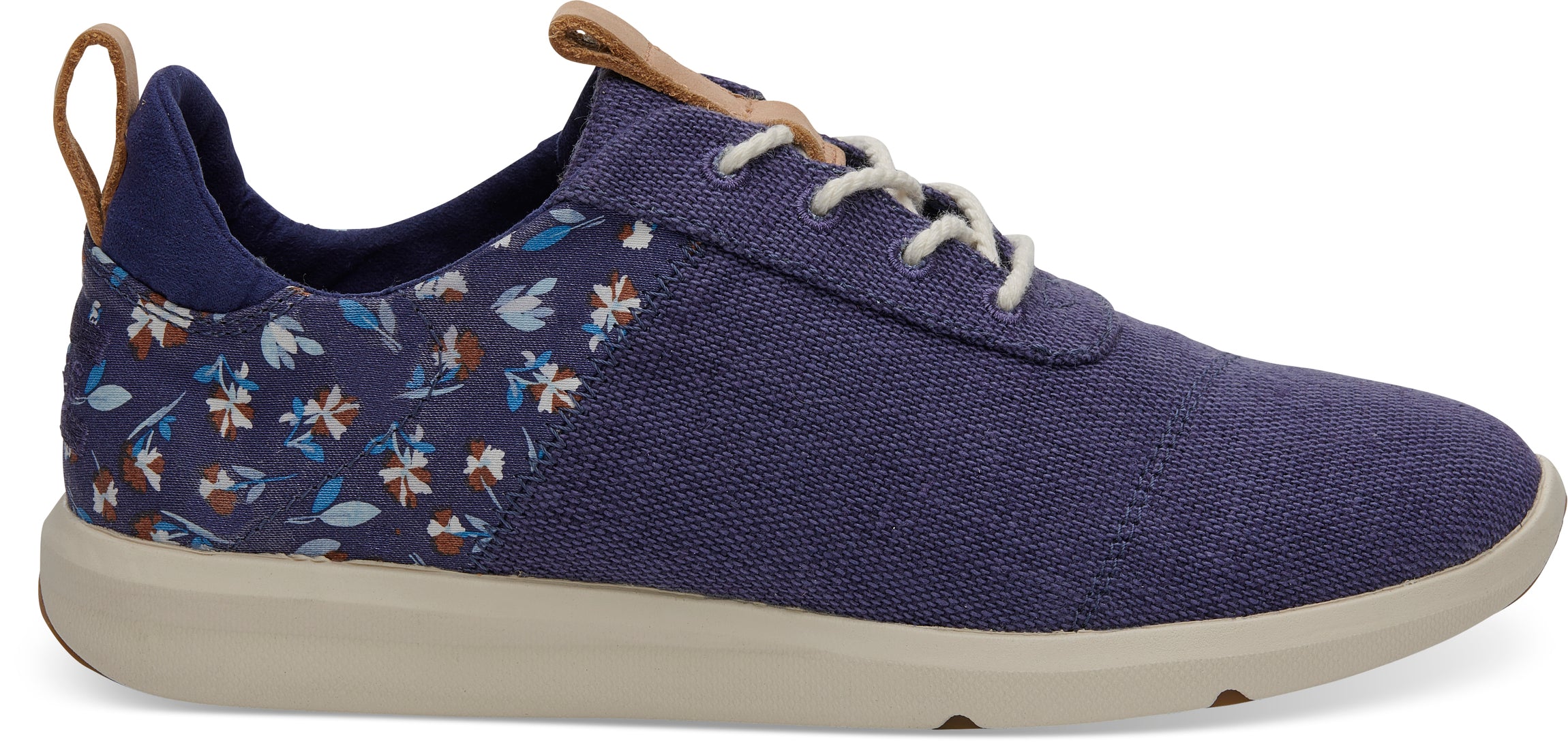 Dámské tmavě-modré tenisky TOMS Floral Cabrillo