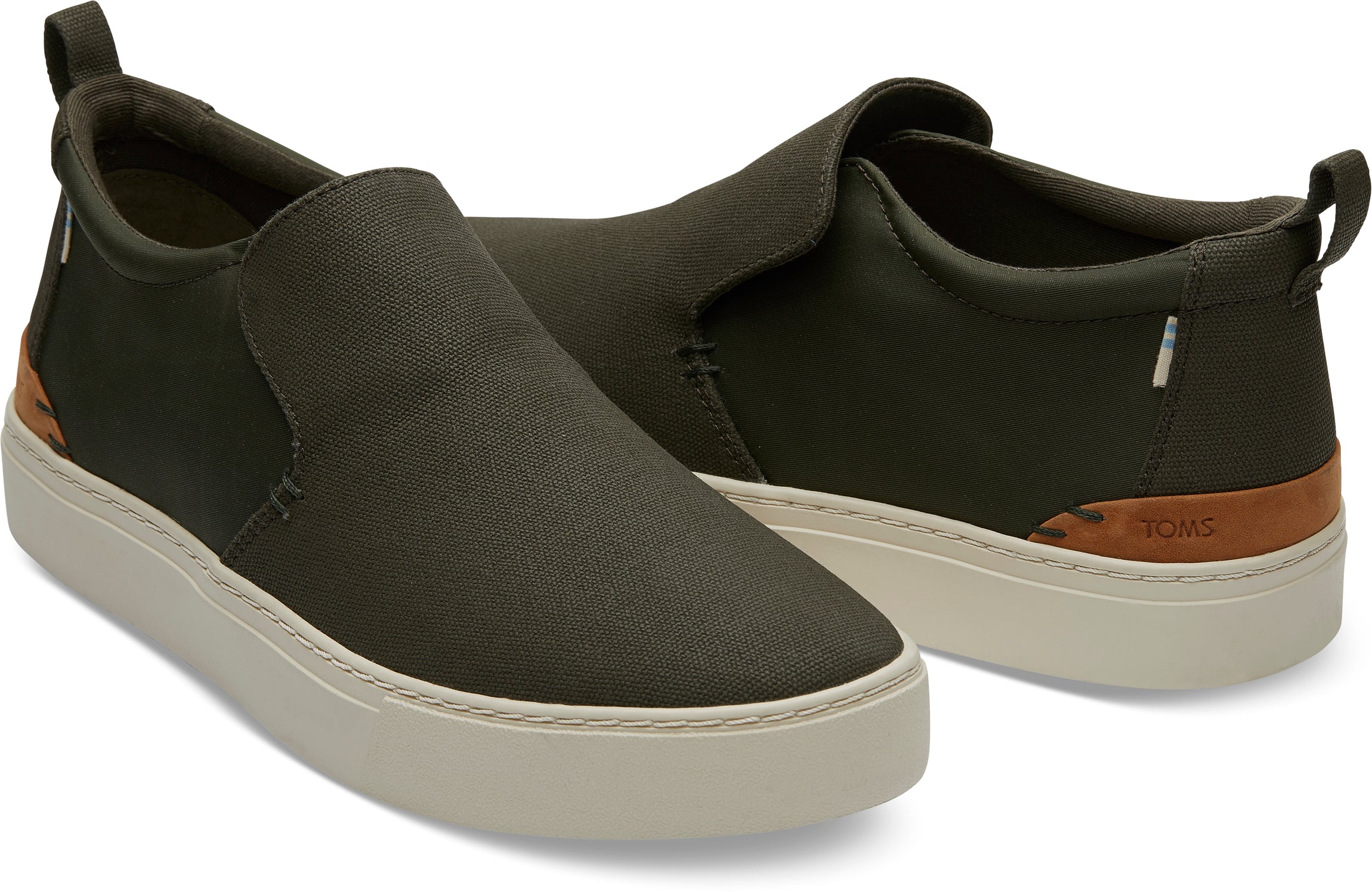 Pánské zelené nepromokavé slipony TOMS Paxton