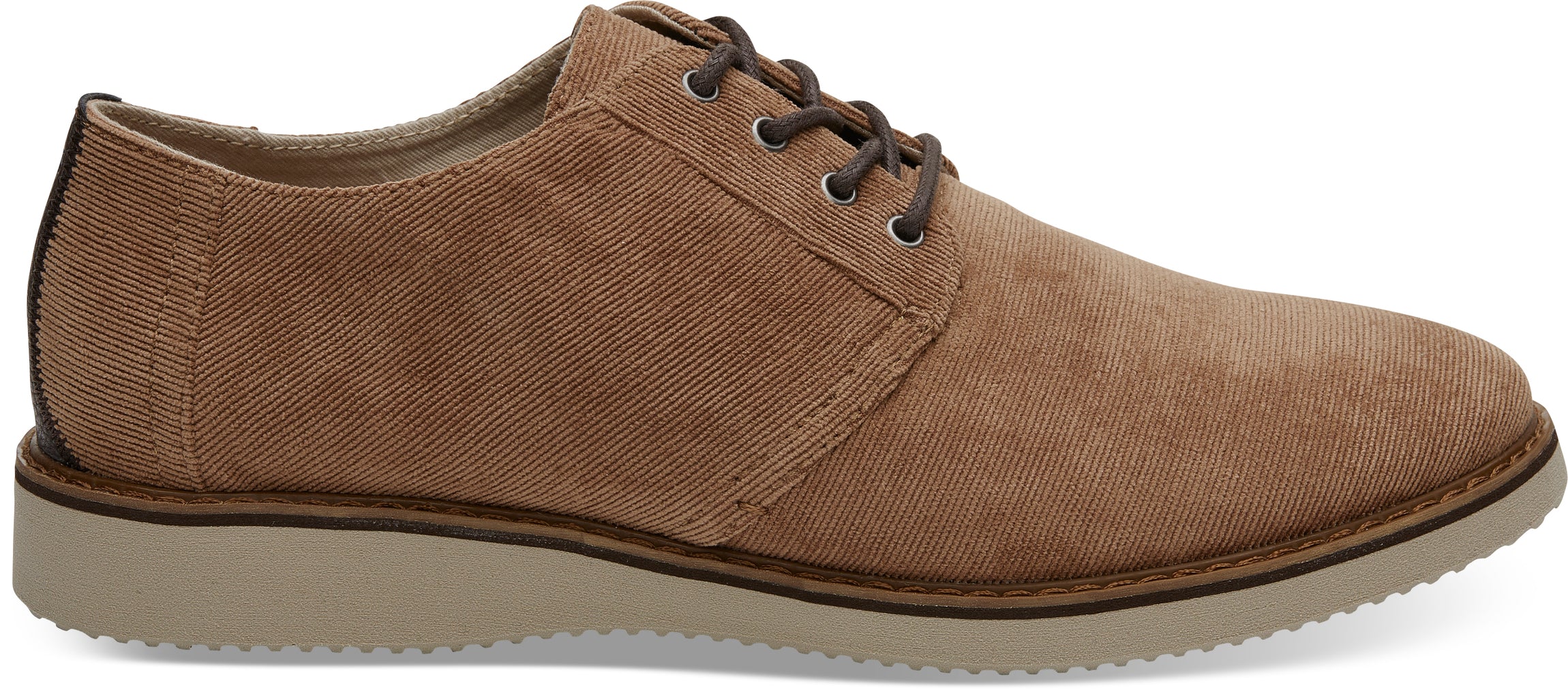 Pánské hnědé polobotky TOMS Corduroy Preston