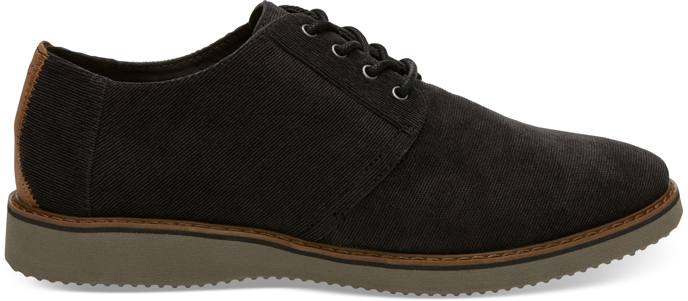 Pánské černé polobotky TOMS Corduroy Preston