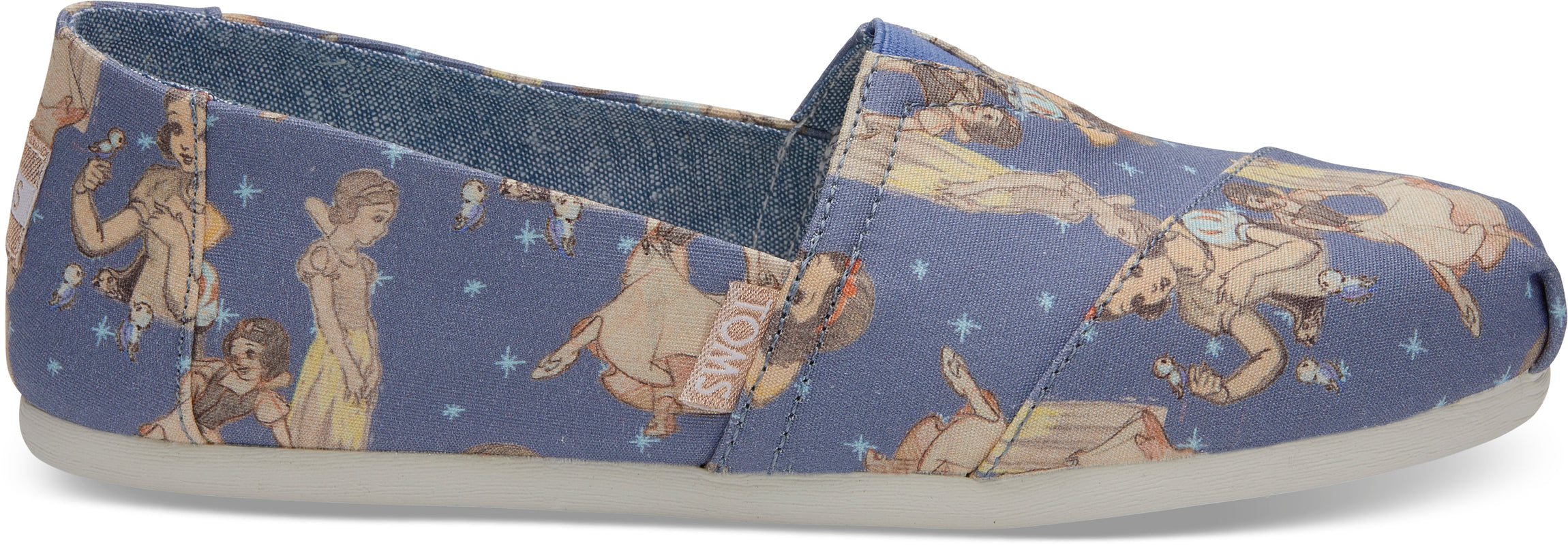 Dámské modré TOMS Snow White Alpargata