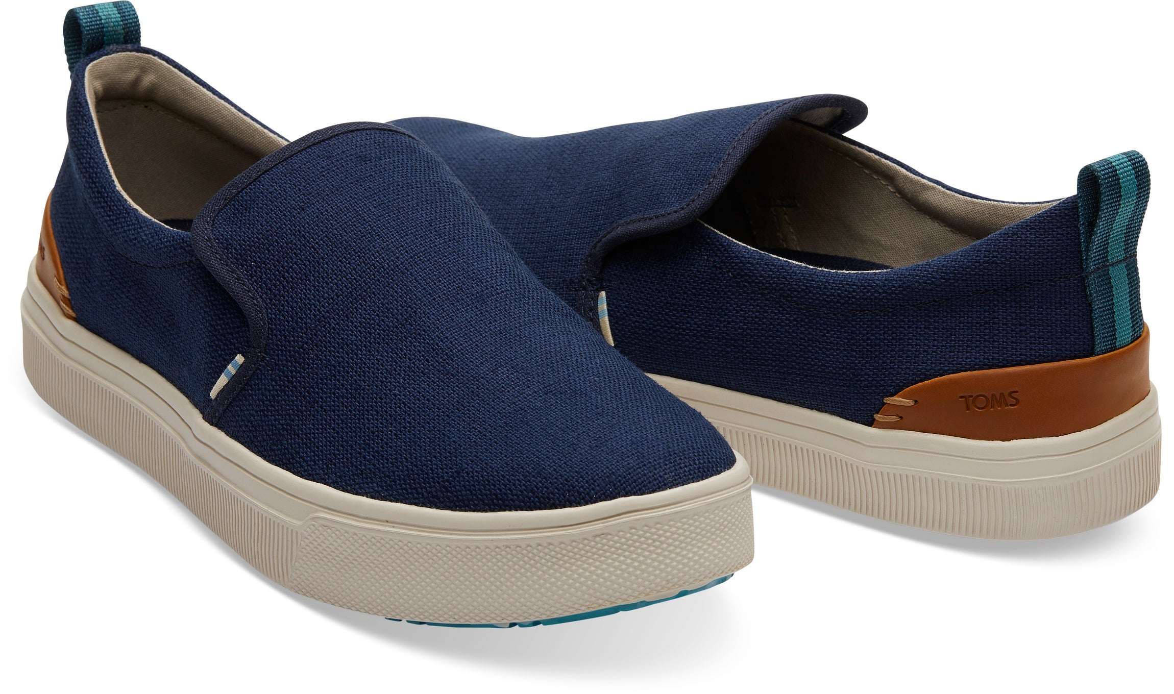 Pánské tmavě modré  TOMS Canvas TRVL Lite Slip-On