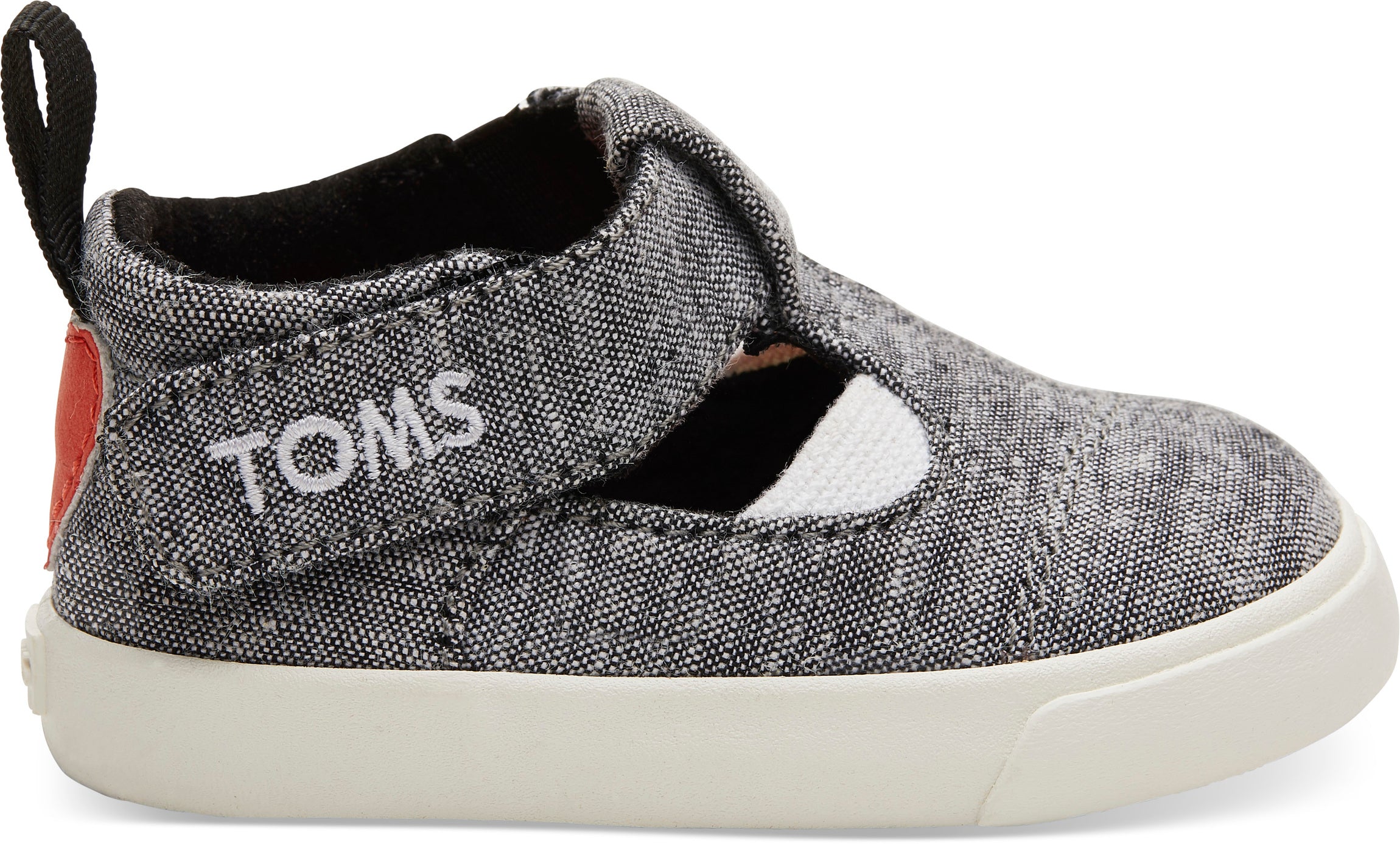 Dětské šedé botičky TOMS Tiny Sweetheart Early Walker Joon Flats