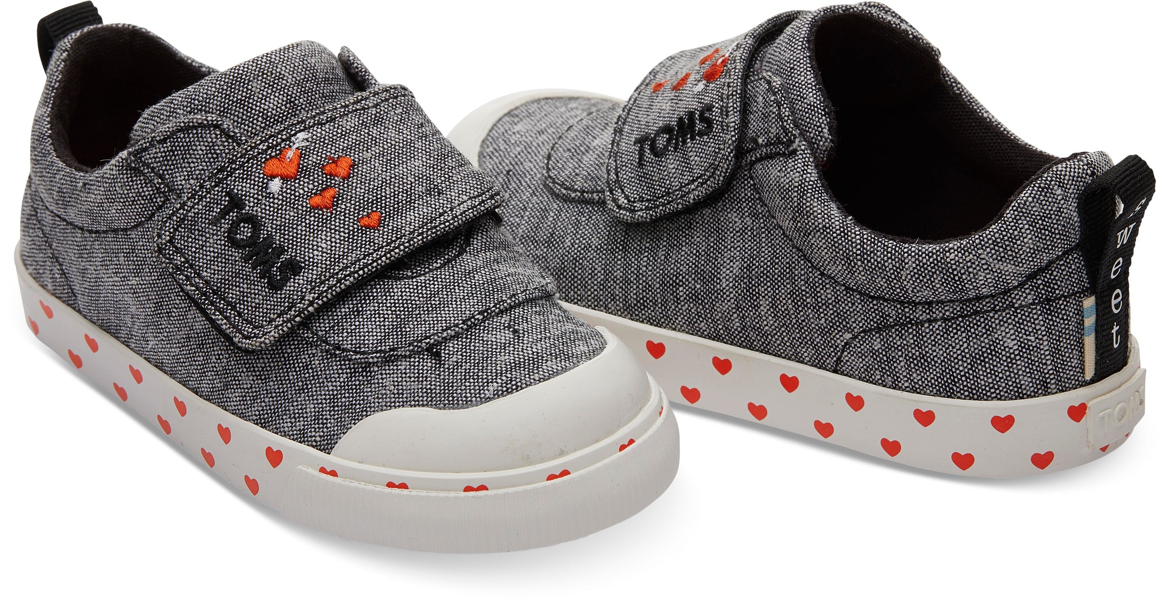 Dětské šedé tenisky TOMS Tiny Sweethart Doheny Sneakers