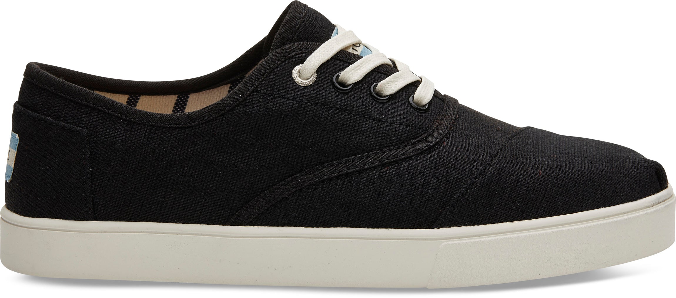 Pánské černé tenisky TOMS Black Heritage Cordones