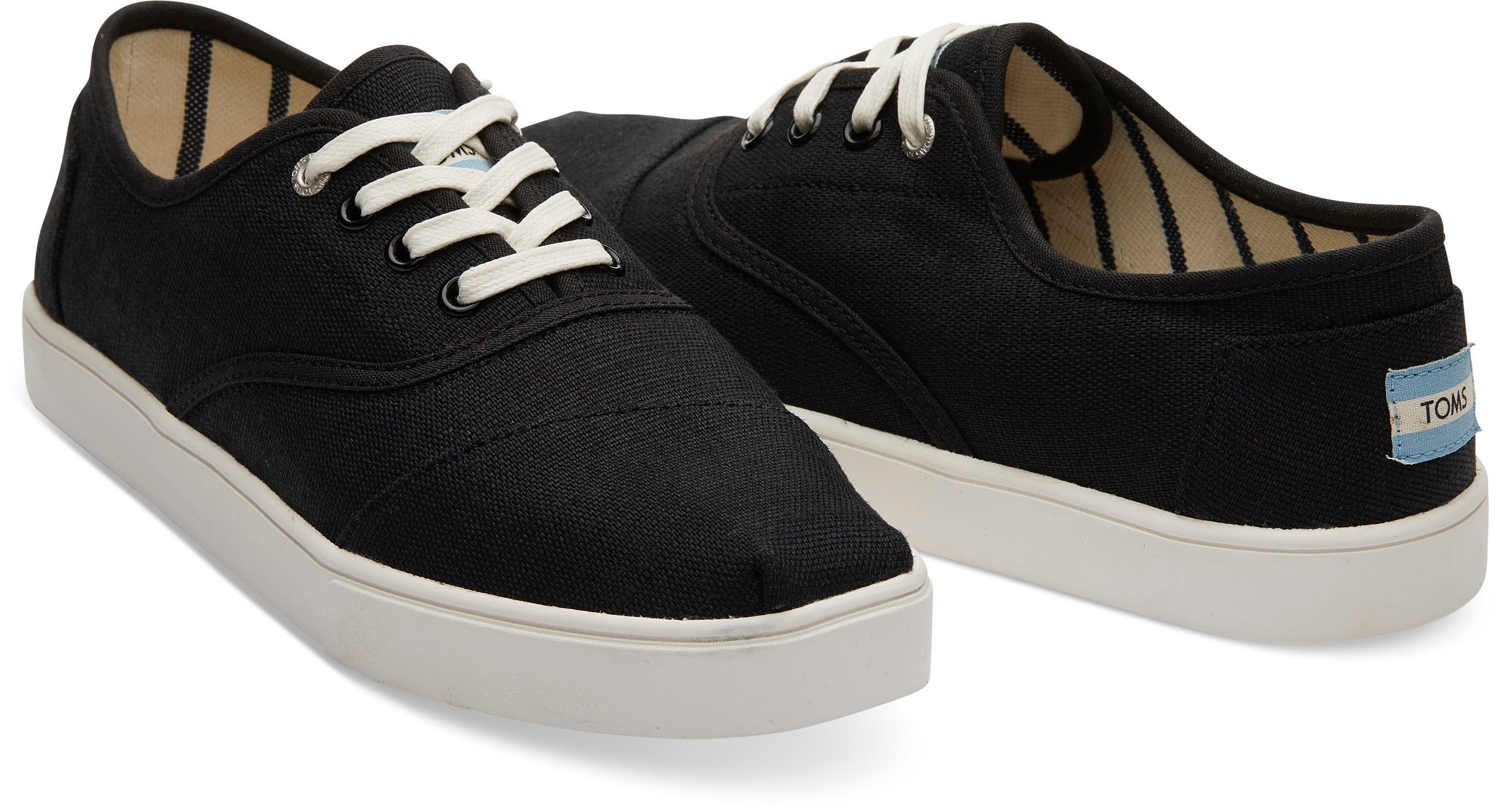 Pánské černé tenisky TOMS Black Heritage Cordones