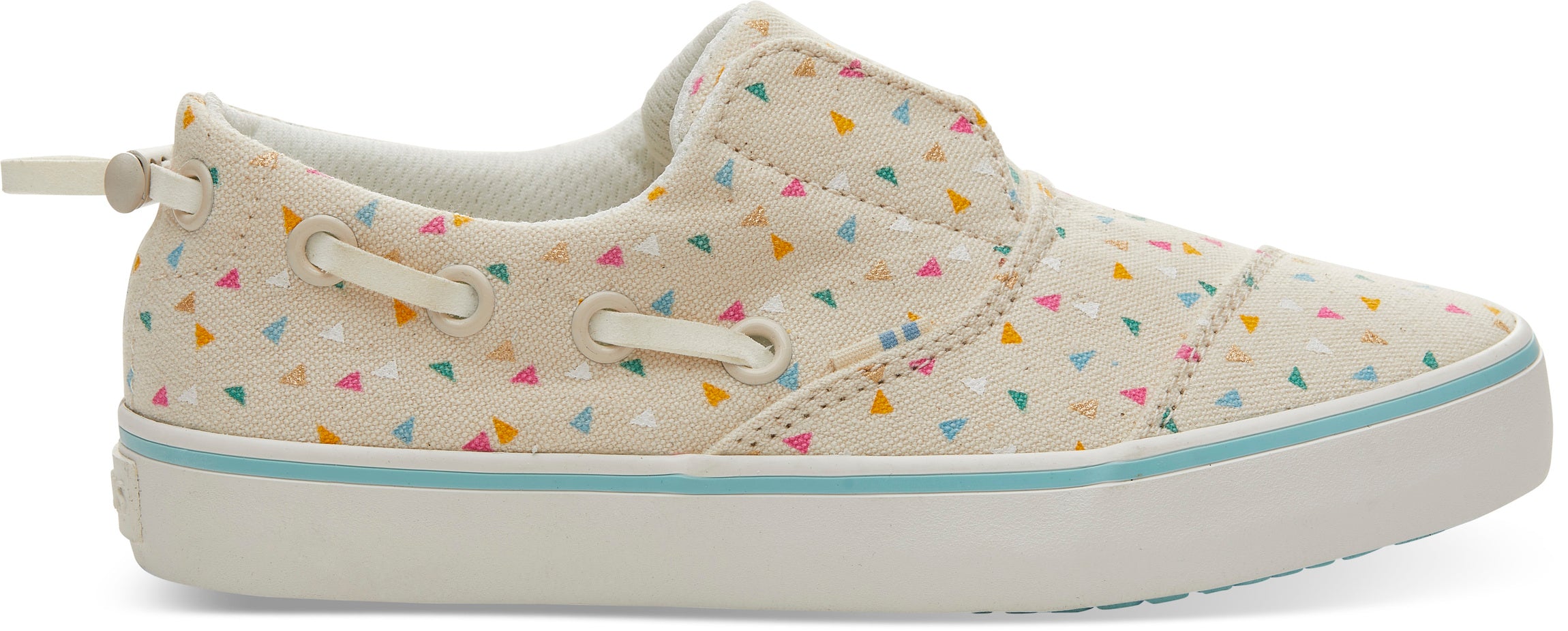 Dětské béžové TOMS Youth Natural Pasadena Slip-on