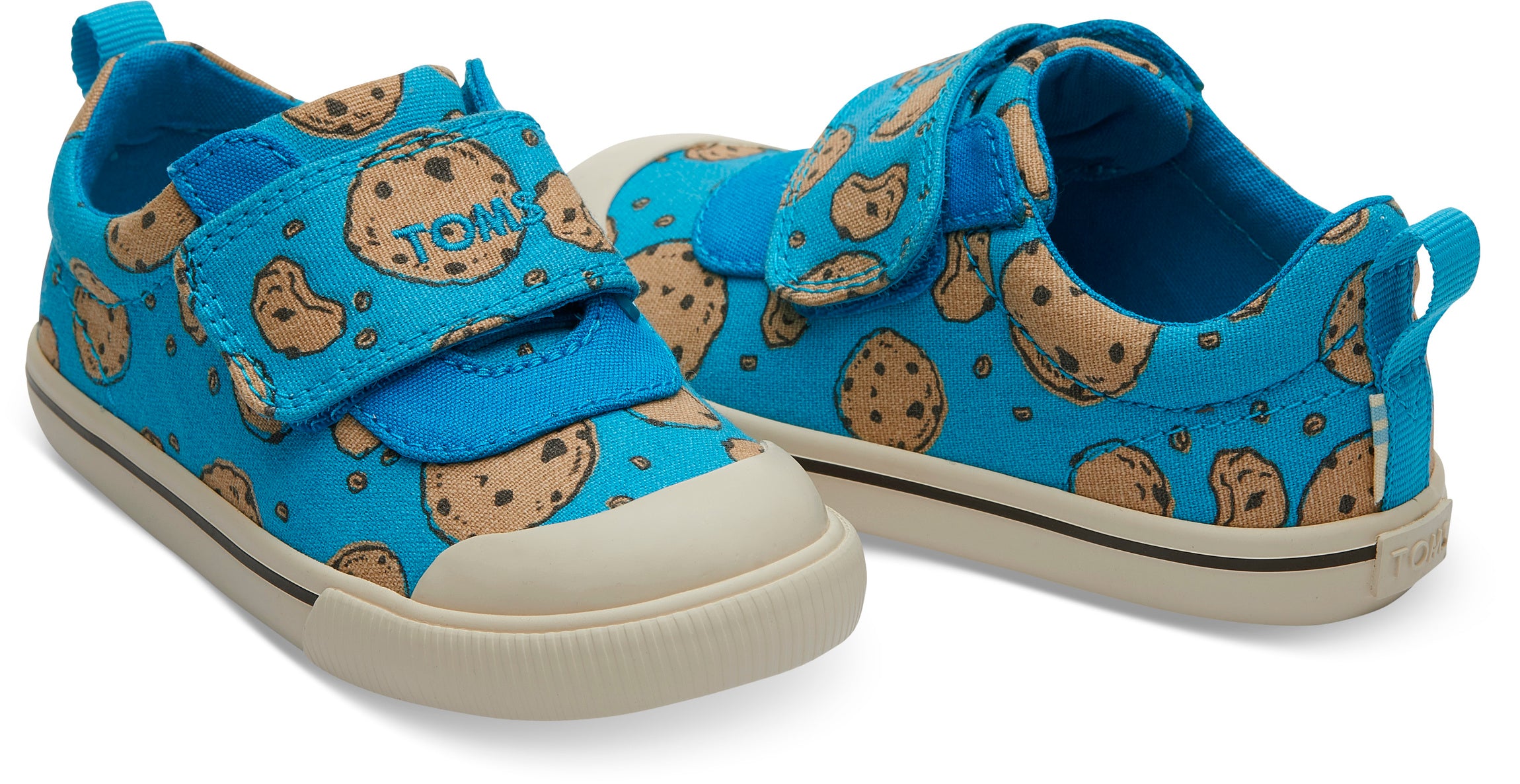 Dětské modré tenisky TOMS Sesame Street Cookie Monster Tiny Doheny Sneakers