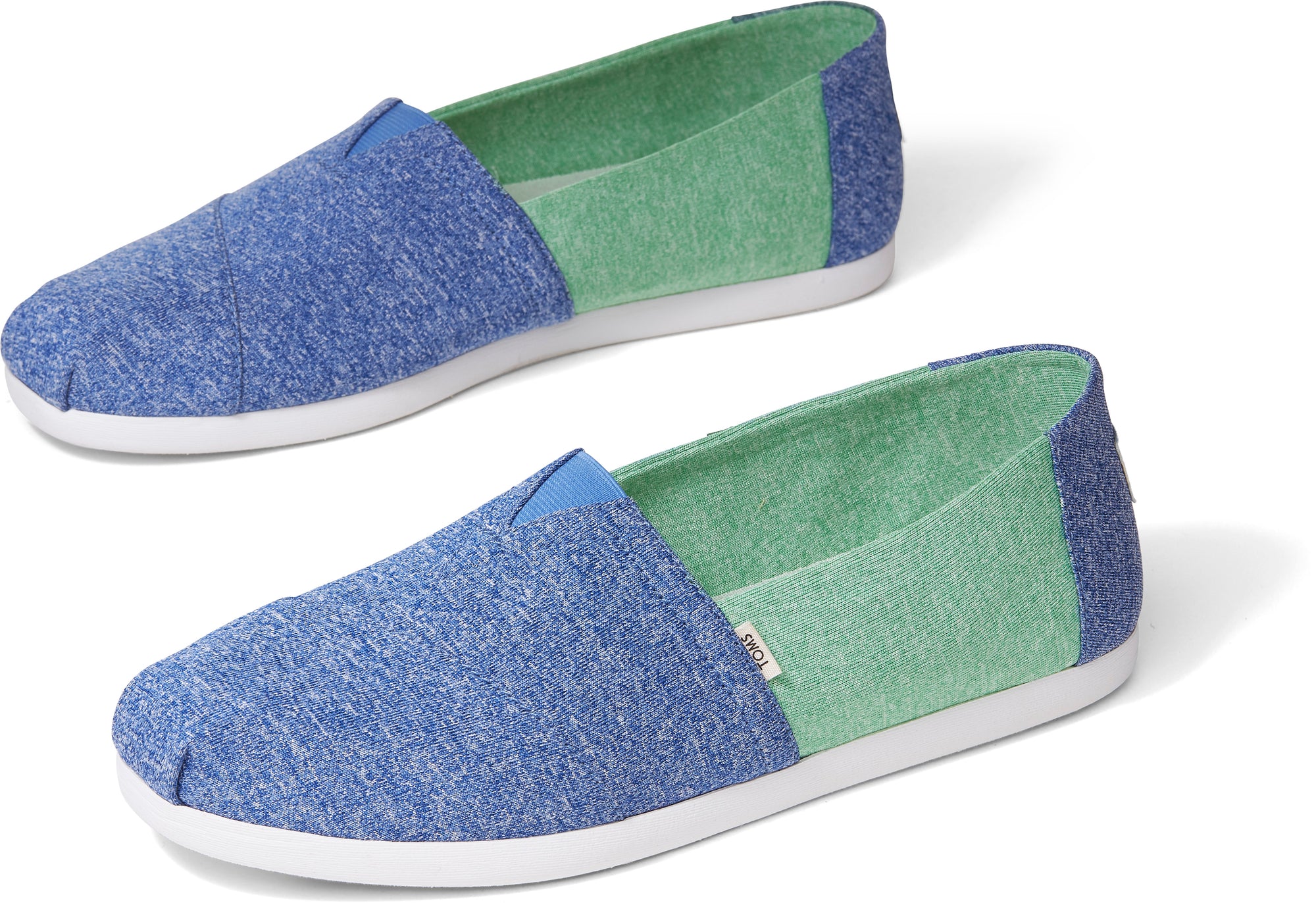 Pánské modro-zelené espadrilky TOMS Alpargata