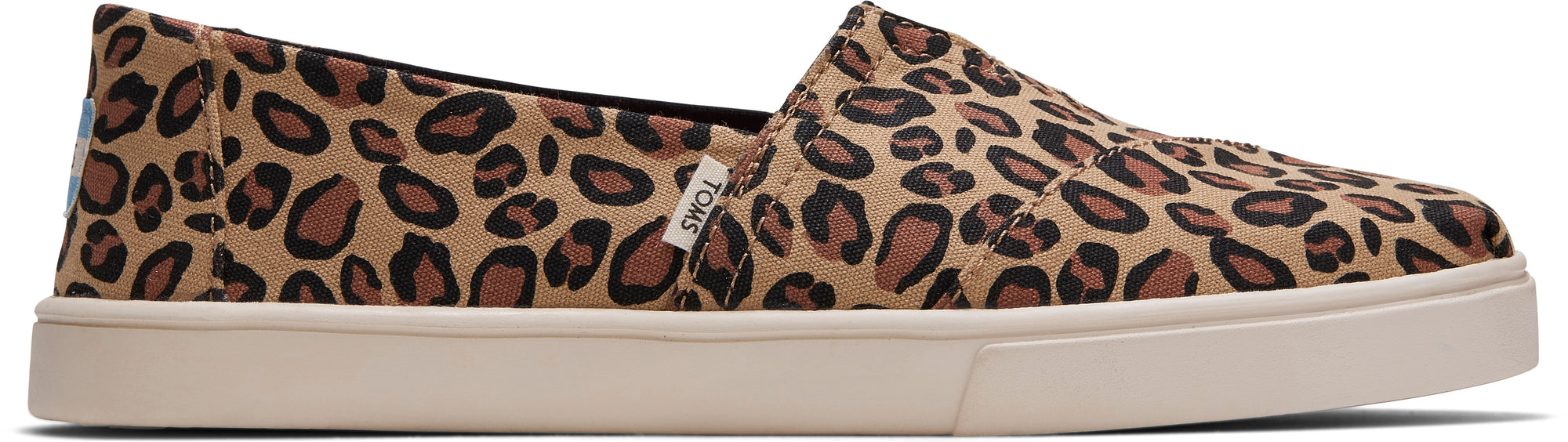 Dámské hnědé espadrilky s leopardím vzorem TOMS Alpargata Cupsole