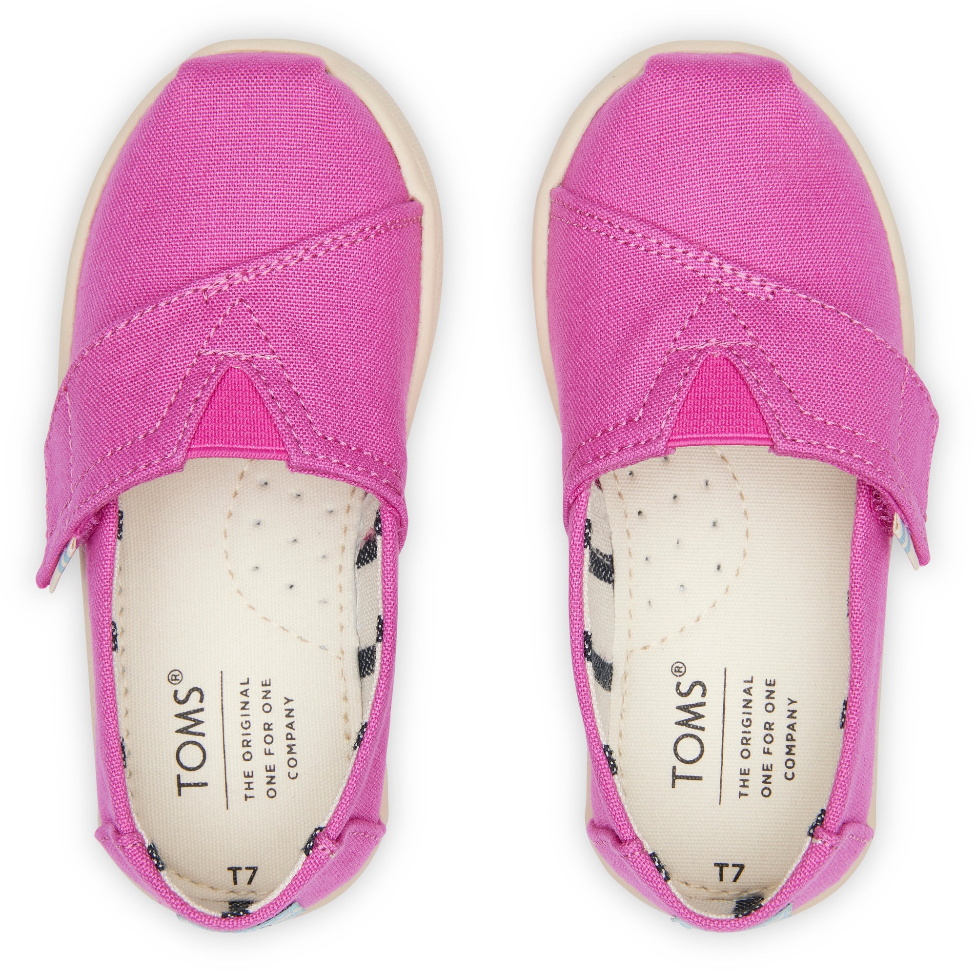 Dětské růžové espadrilky TOMS Tiny Alpargata