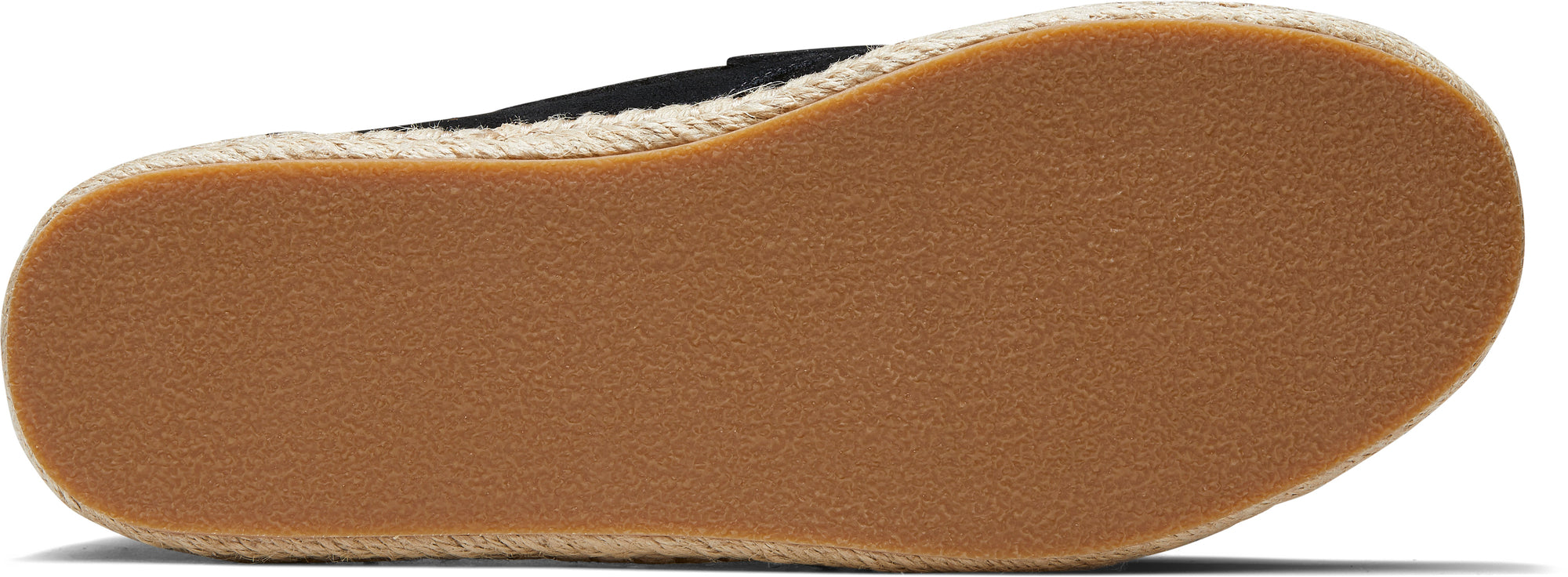Pánské černé semišové espadrilky TOMS Stanford Rope