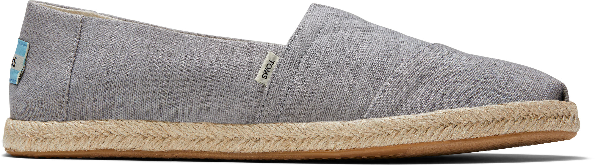 Pánské šedé espadrilky TOMS Alpargata Rope