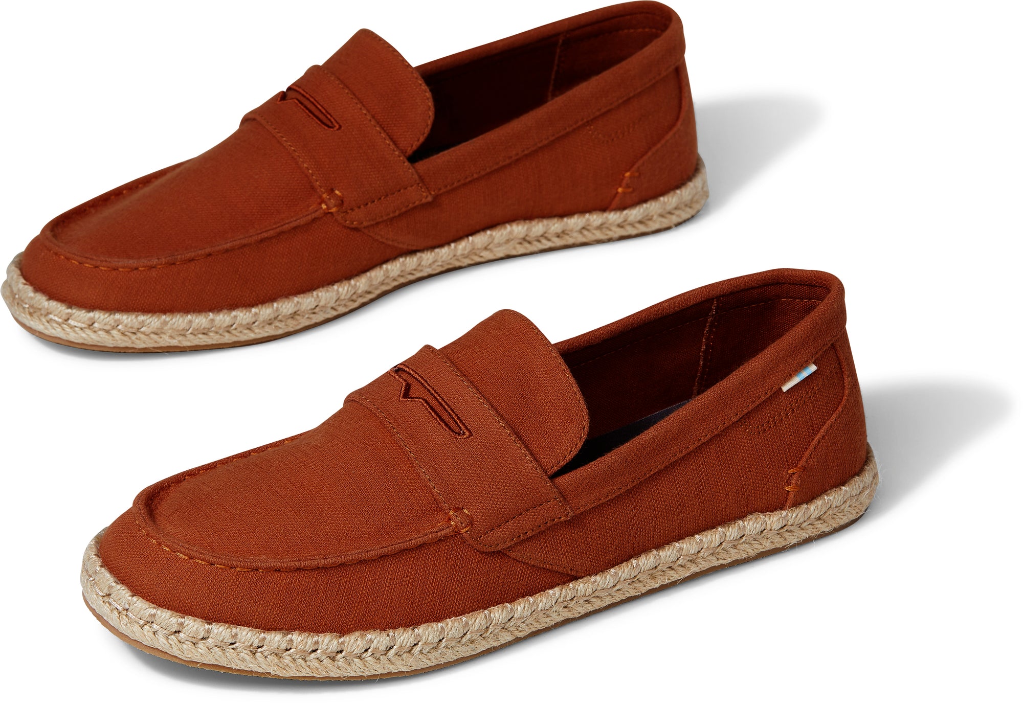 Pánské hnědé espadrilky TOMS Stanford Rope