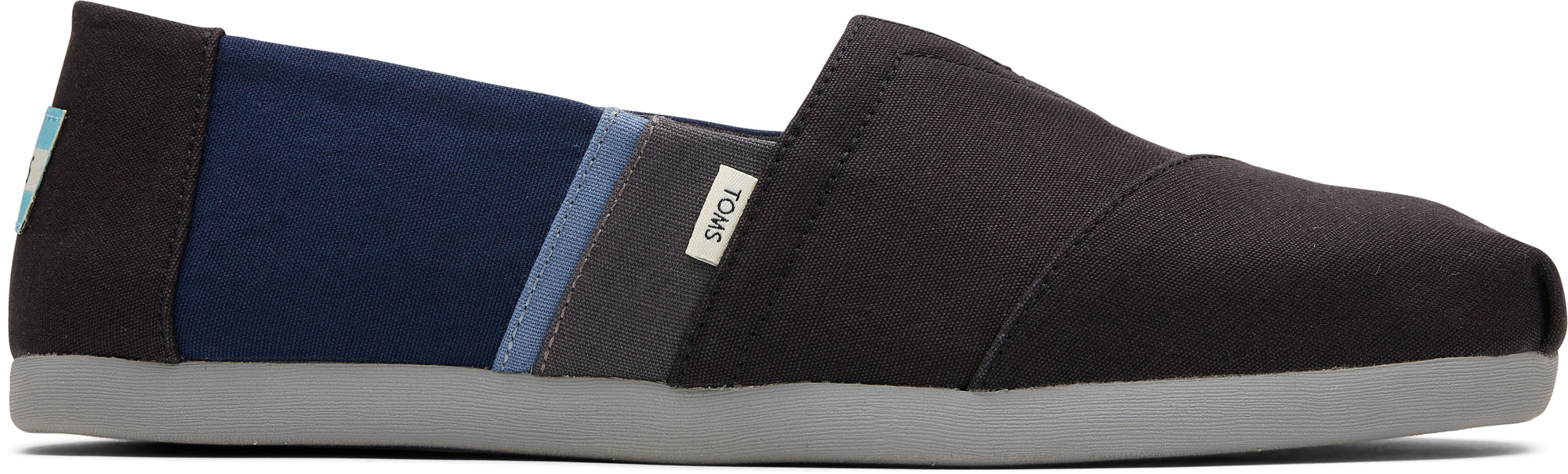 Pánské černo-modré espadrilky TOMS Alpargata