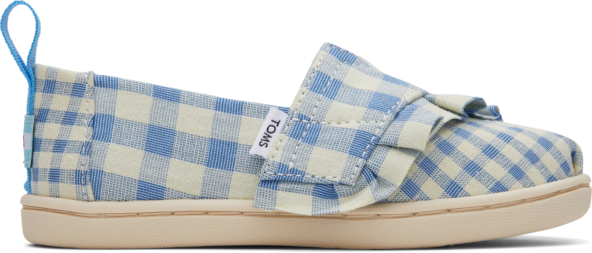 Dětské modré espadrilky TOMS Tiny Alpargata